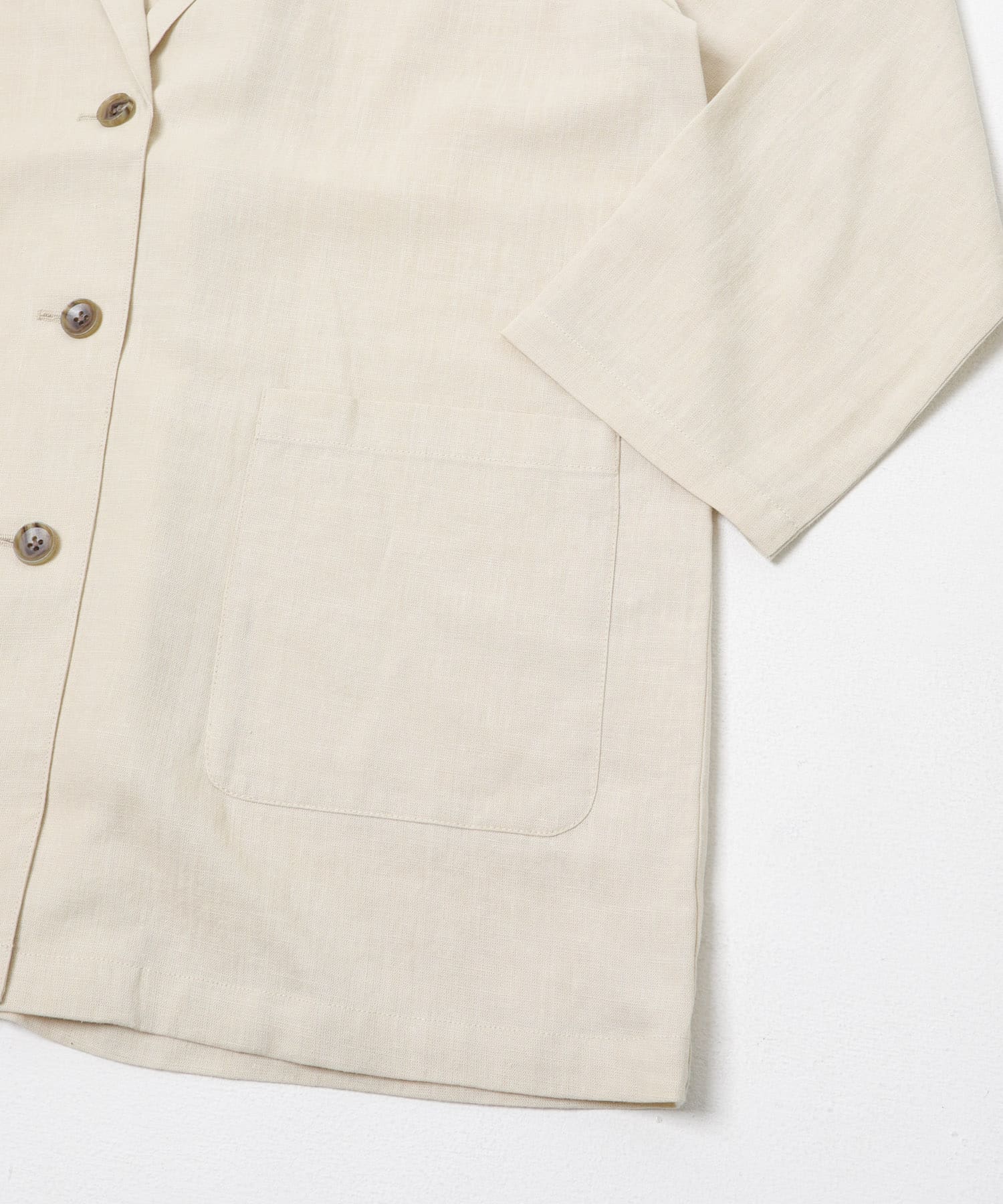 『スタッフ企画』ラミー混ジャケット NATURAL Free