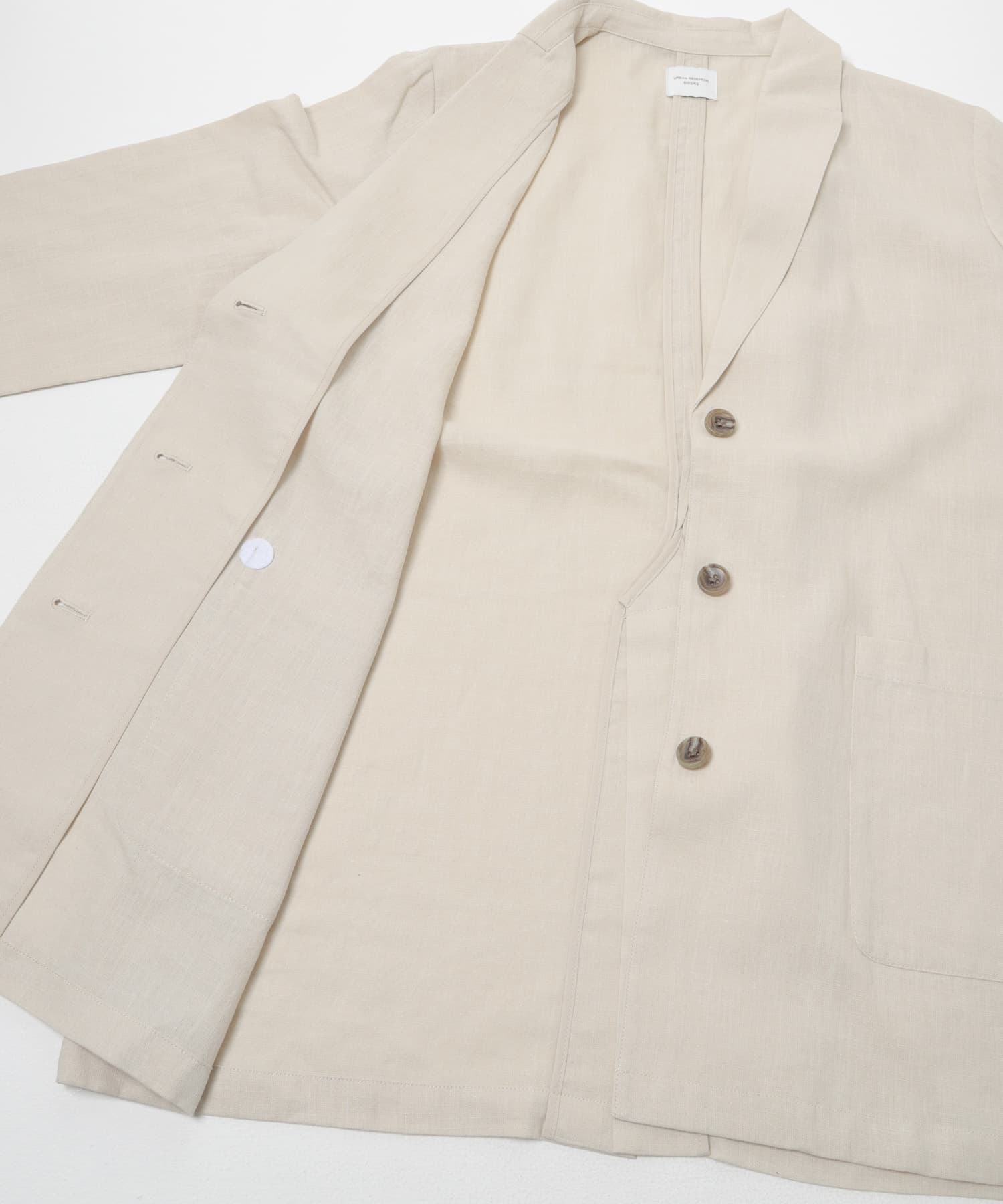 『スタッフ企画』ラミー混ジャケット NATURAL Free