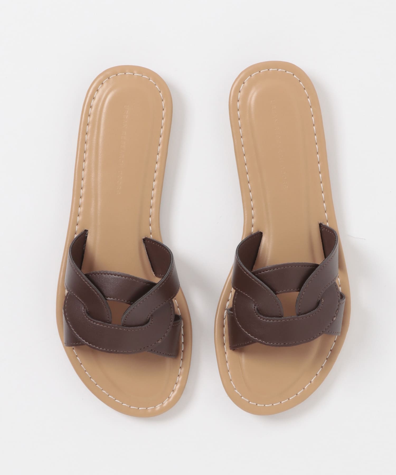 カッティングサンダル BROWN 36
