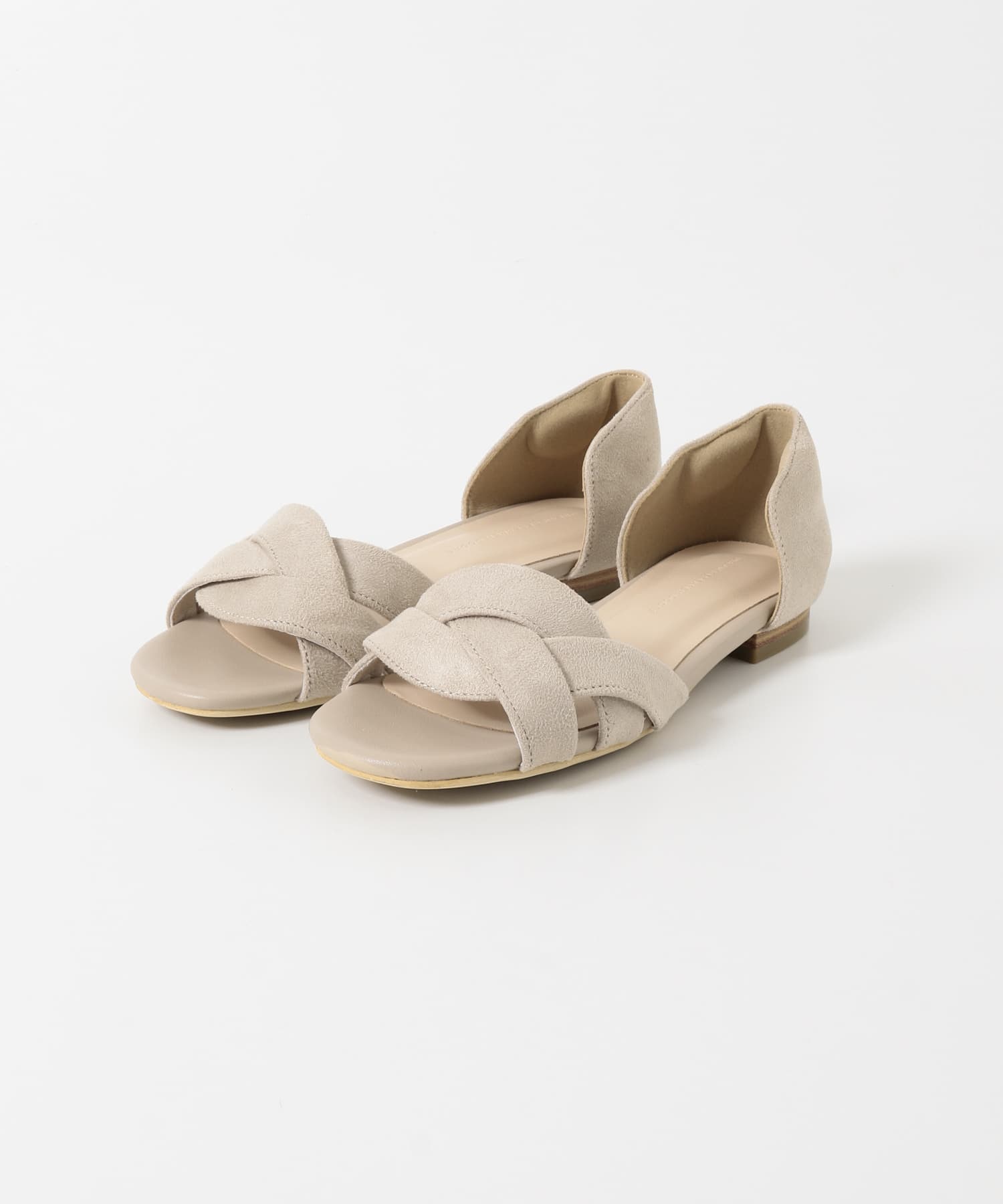 セパレートフラットサンダル BEIGE 36