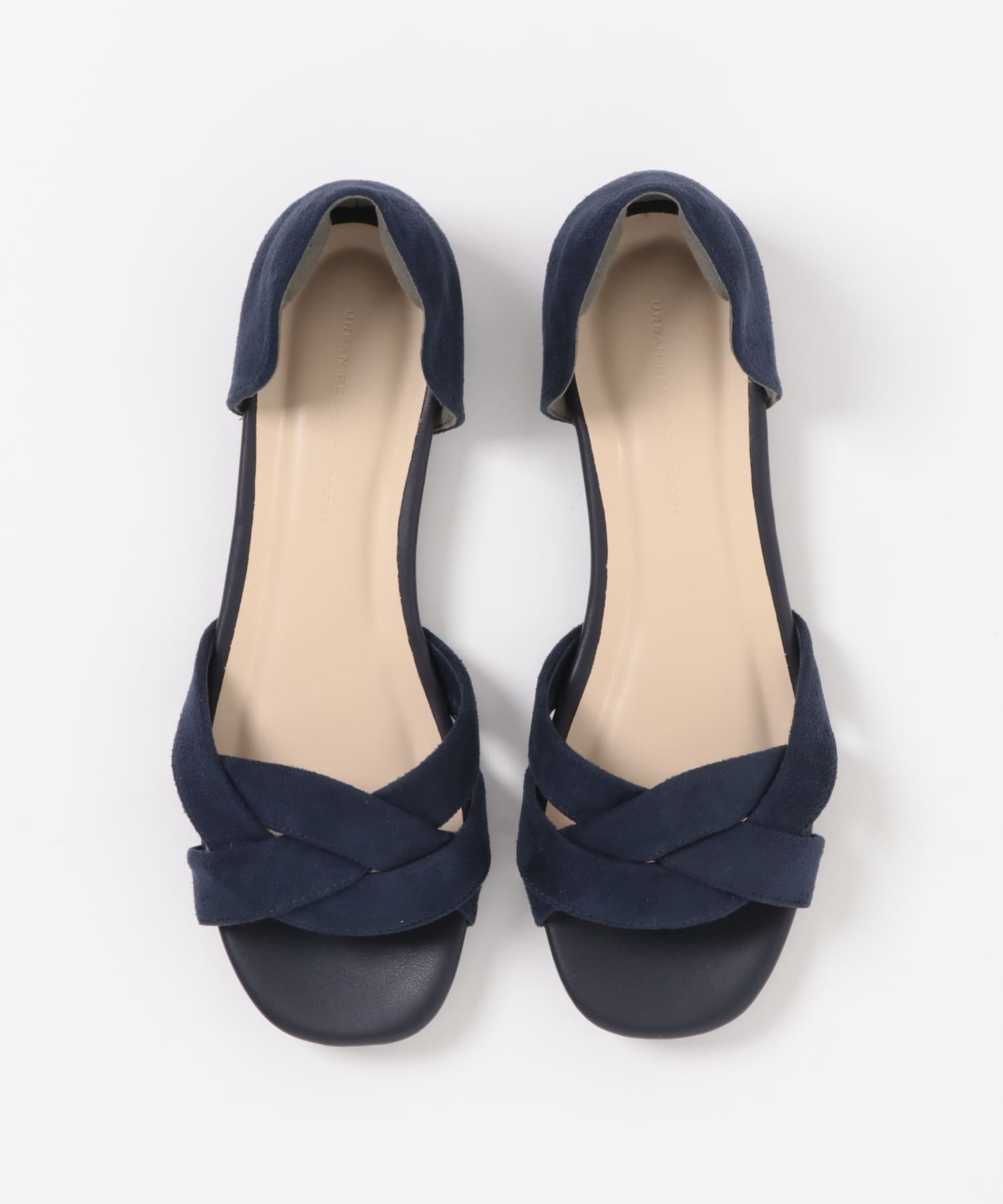 セパレートフラットサンダル NAVY 36