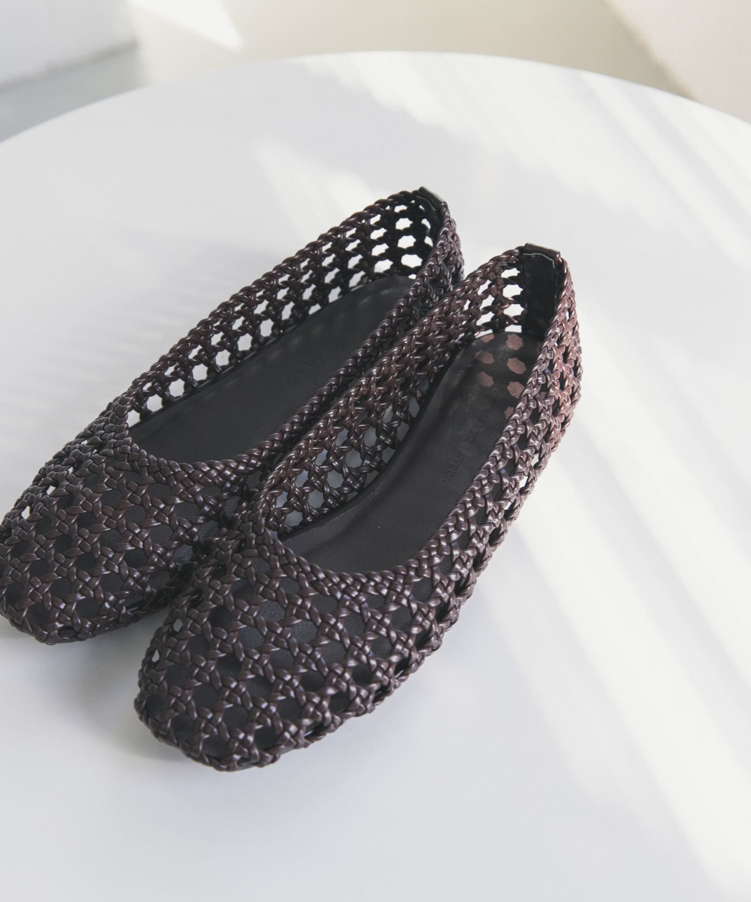 メッシュサンダル BROWN 36