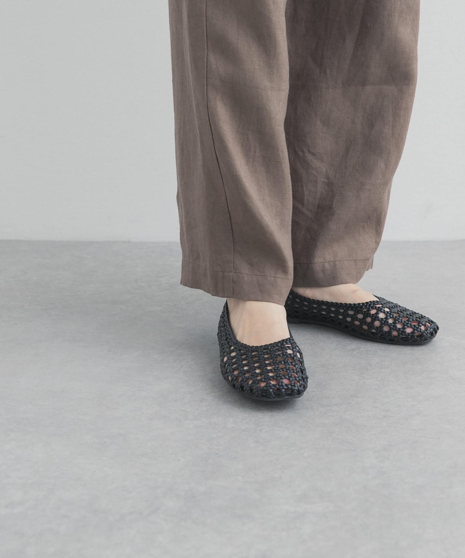 メッシュサンダル BLACK 36