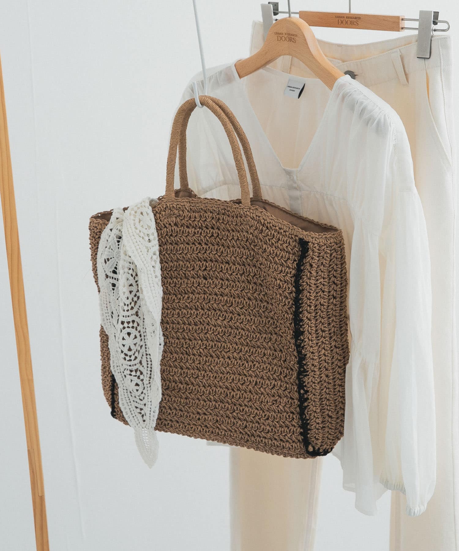 ペーパートートバッグ BEIGE One