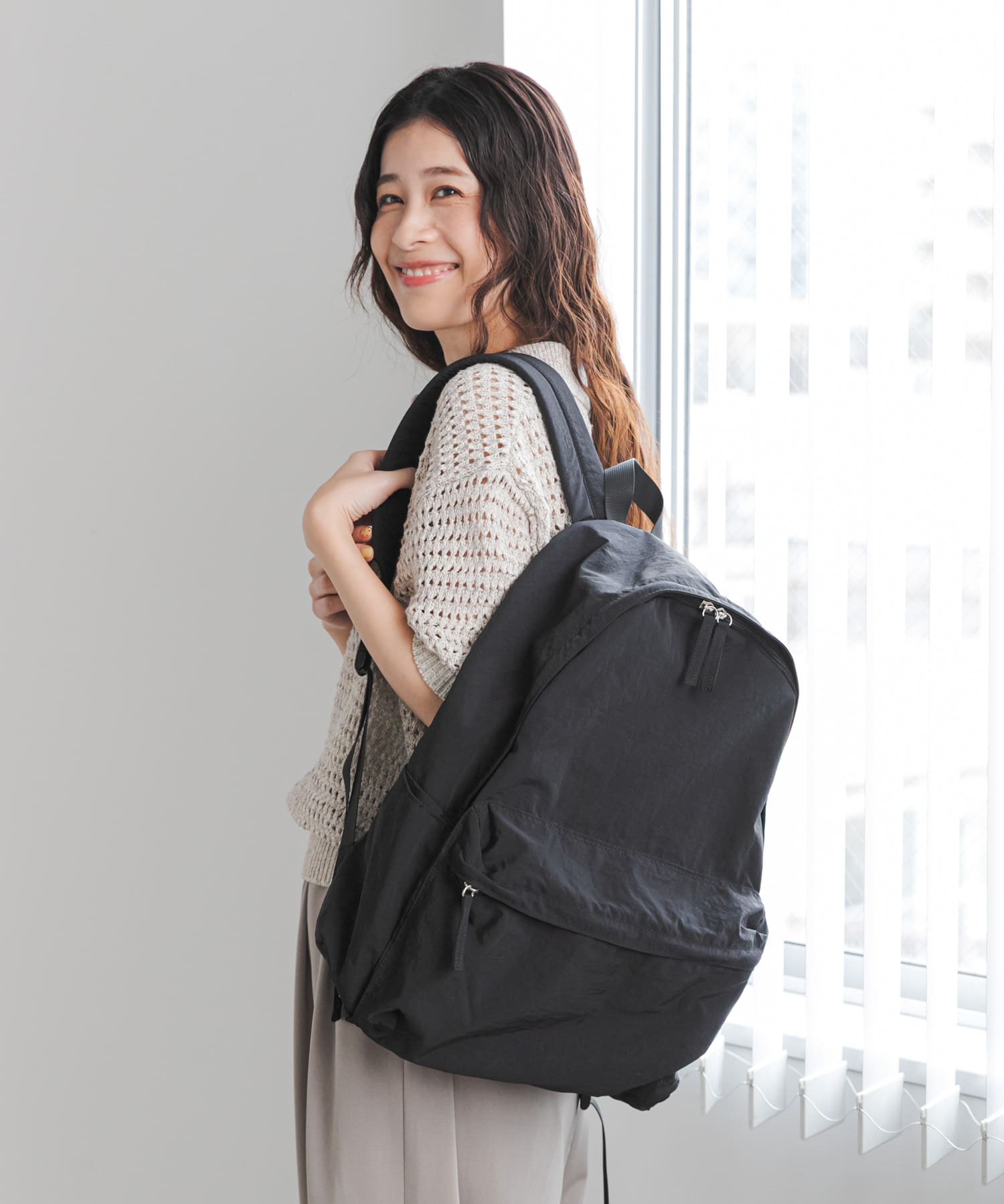 ウォッシャブルマルチ収納リュック(One BLACK): バッグ｜URBAN