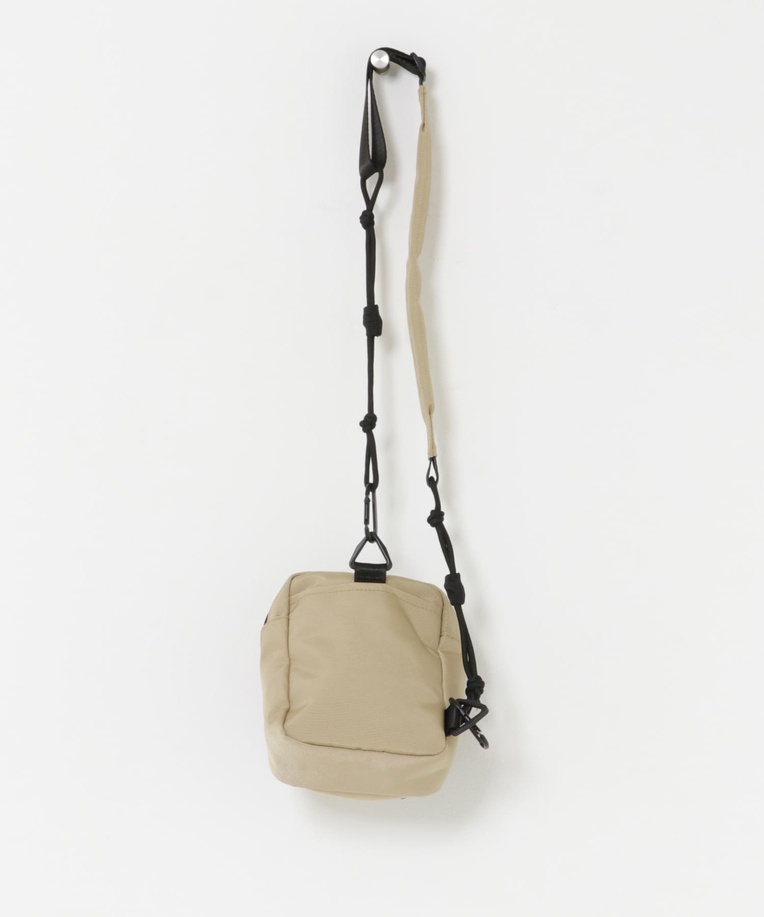 コンパクトマルチポケットショルダーバッグ BEIGE One