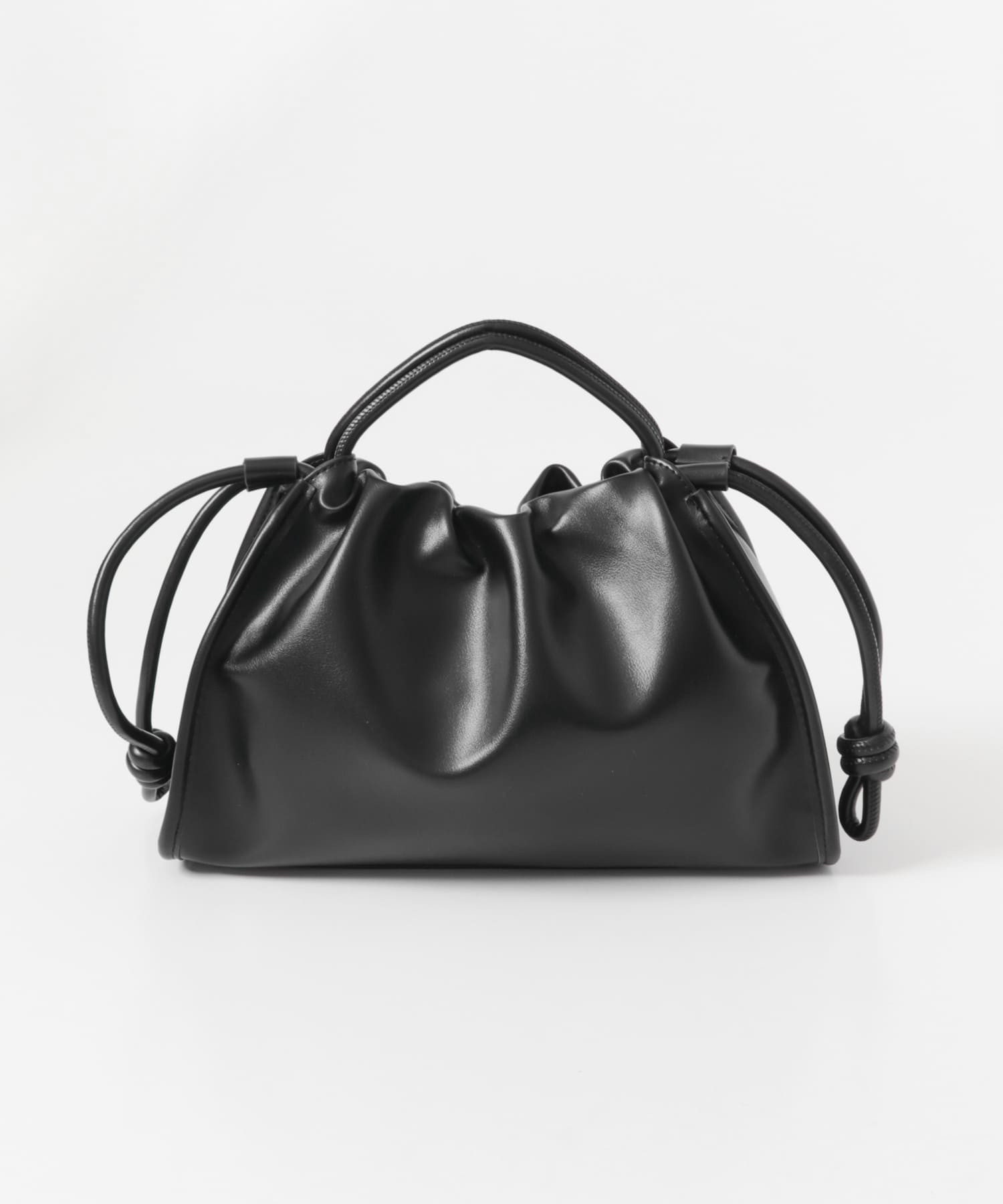 ドロストトートバッグ BLACK One