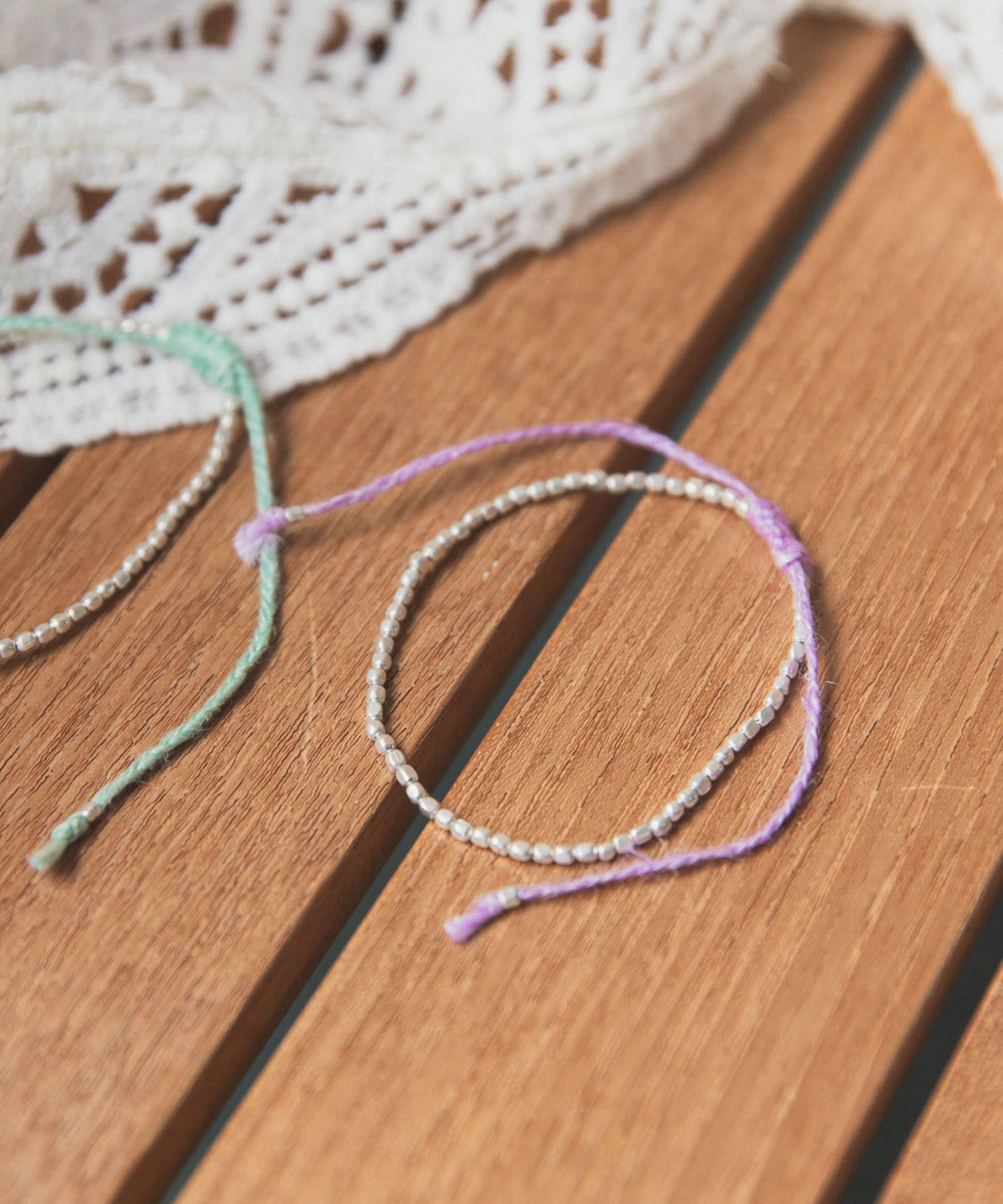 ビーズブレスレット PURPLE One