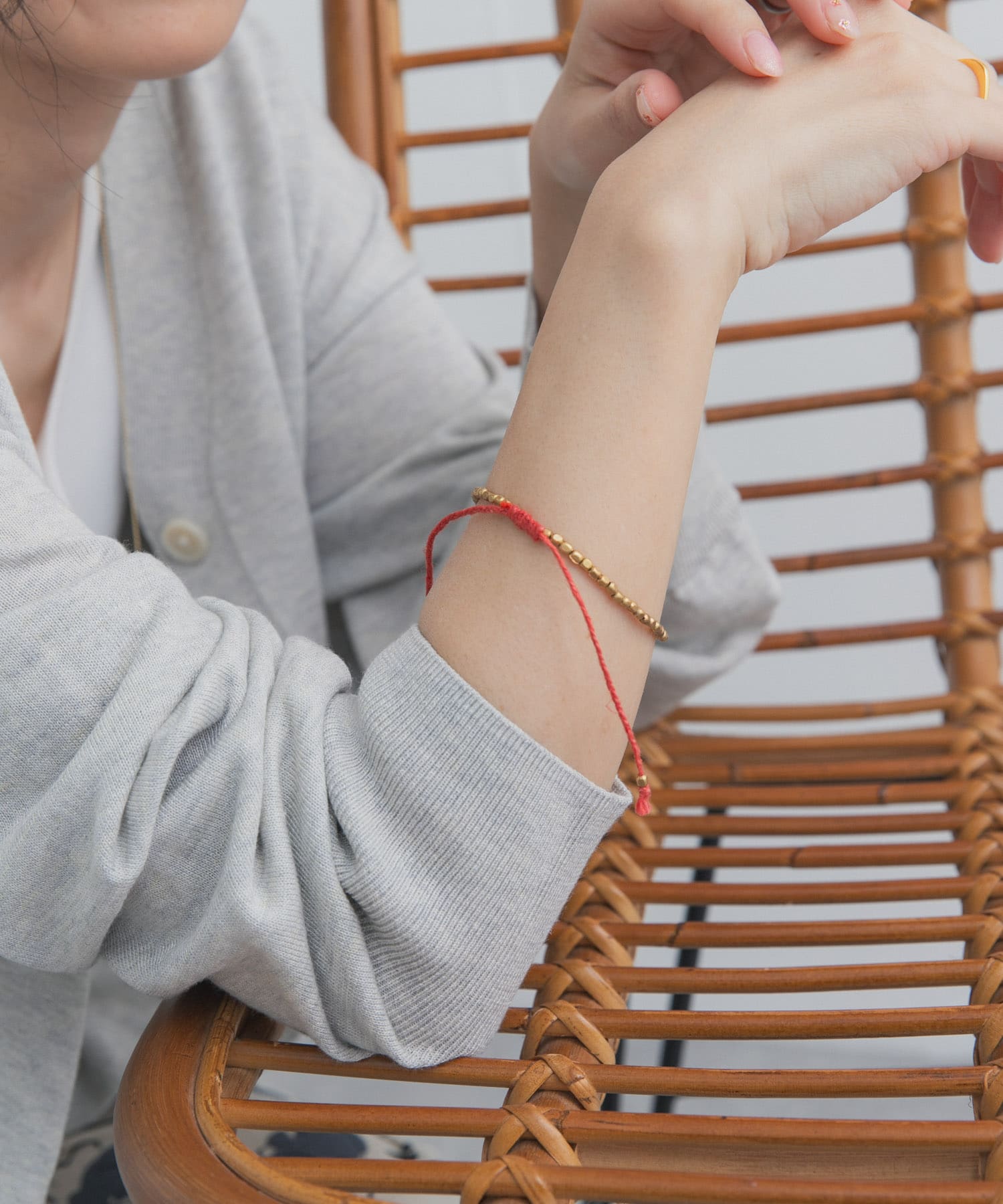 ビーズブレスレット RED One