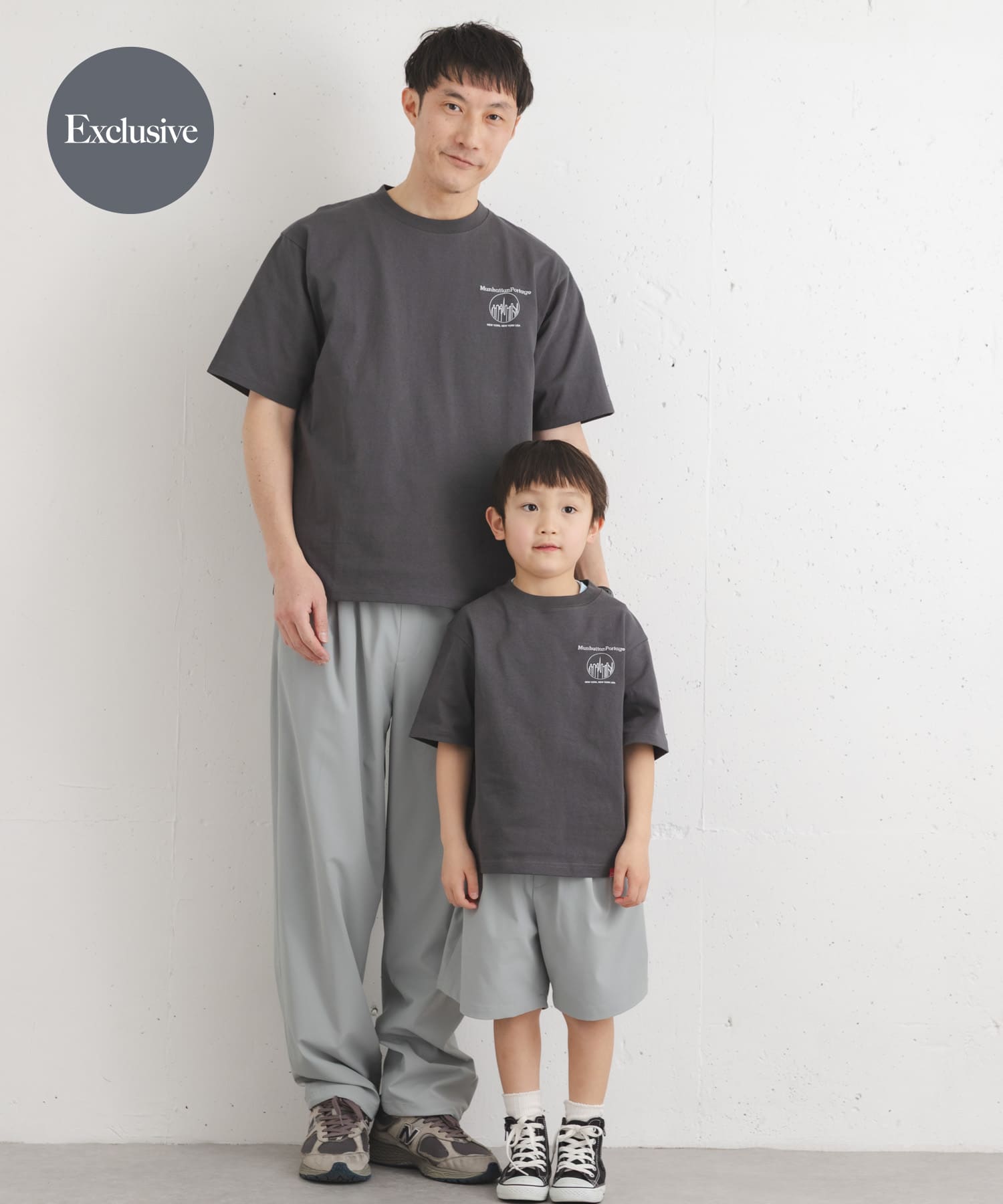 『親子リンク』『別注』MANHATTAN PORTAGE×DOORS　1ptプリントTシャツ(KIDS)