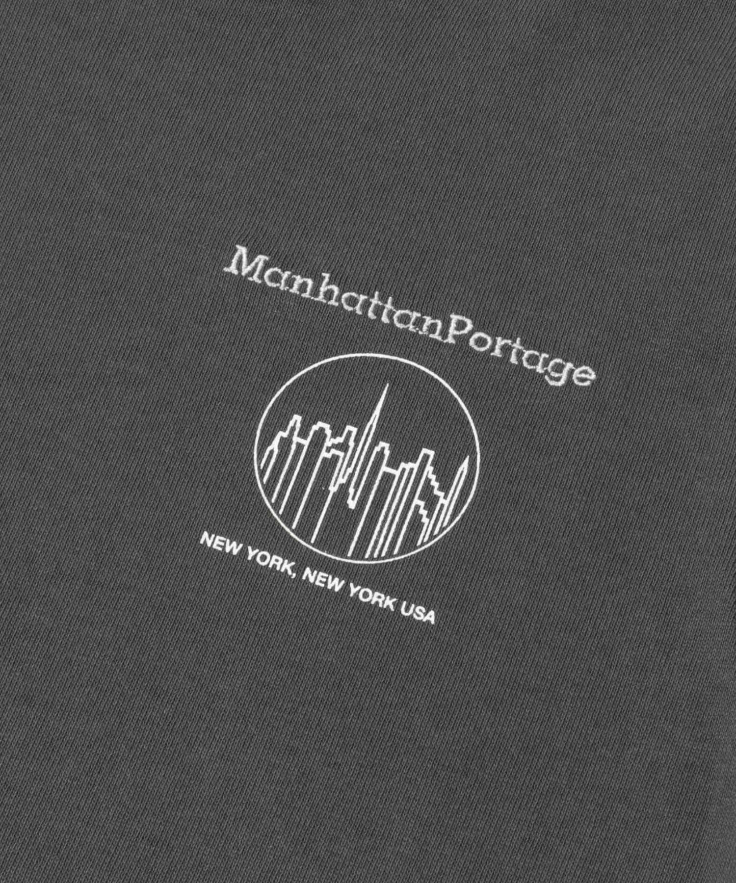 『親子リンク』『別注』MANHATTAN PORTAGE×DOORS　1ptプリントTシャツ(KIDS) CHARCOAL 105(100-110)