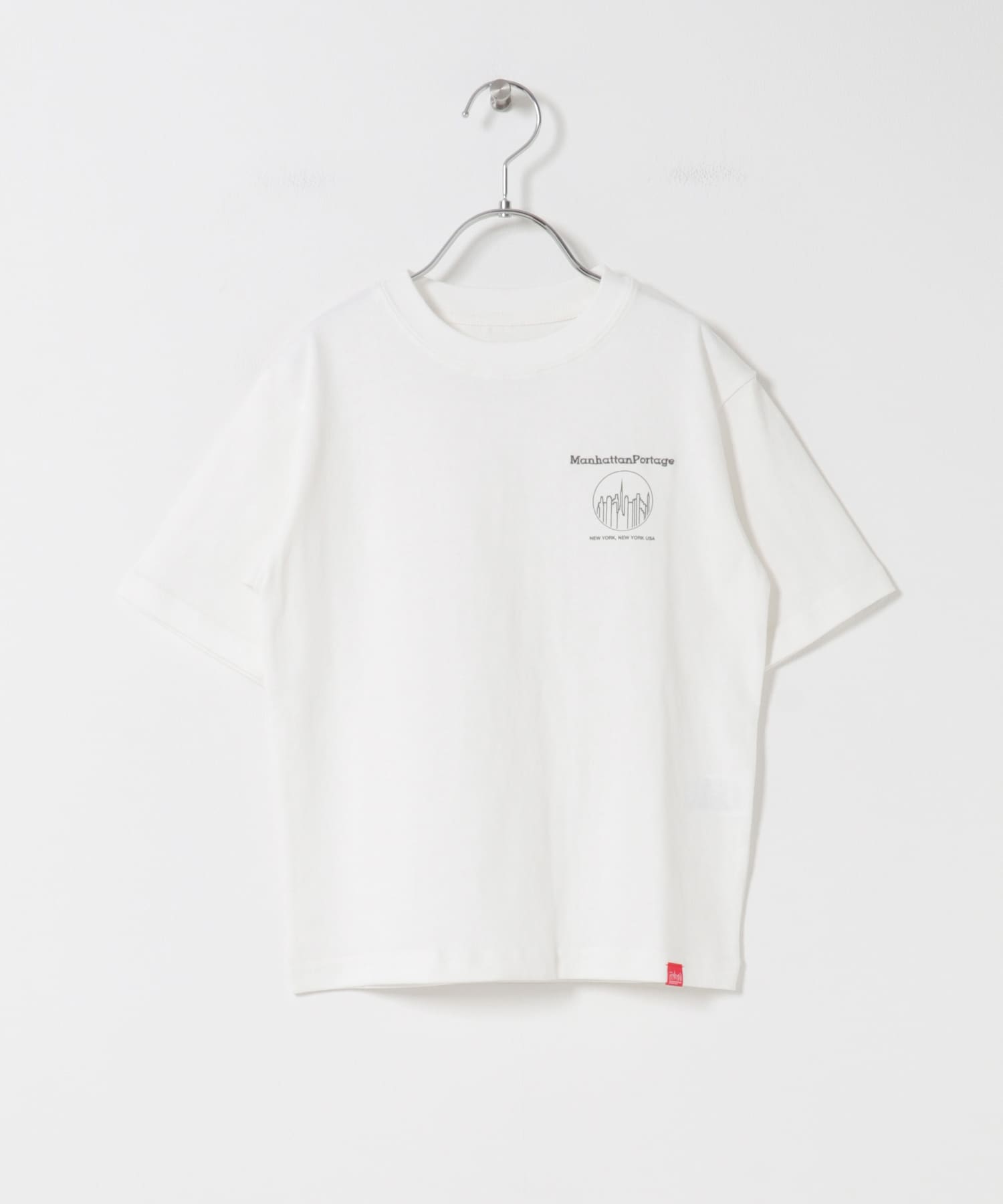 『親子リンク』『別注』MANHATTAN PORTAGE×DOORS　1ptプリントTシャツ(KIDS) OFF 105(100-110)