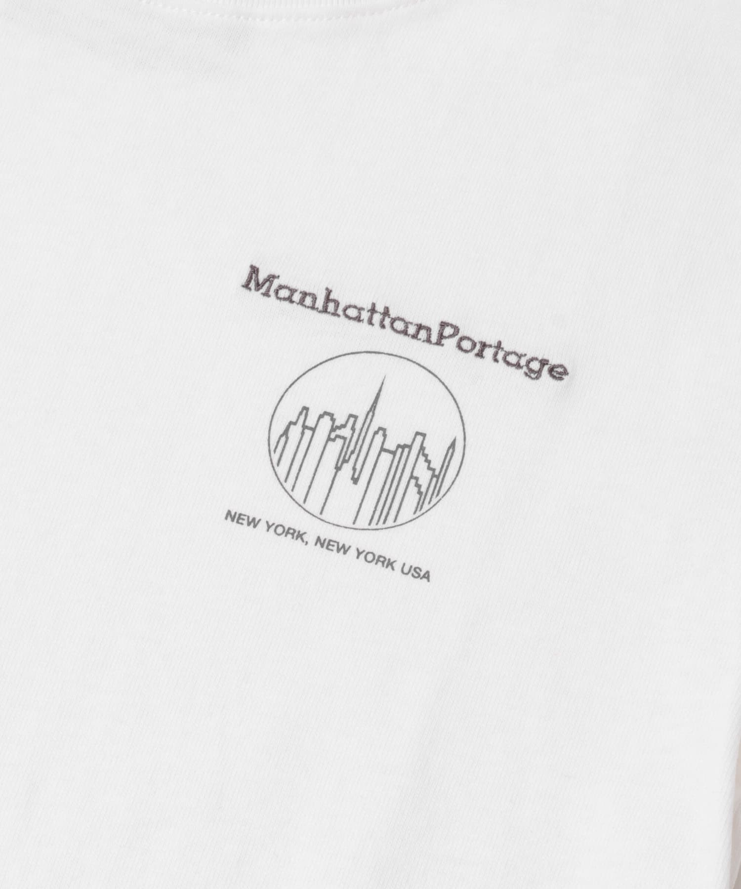 『親子リンク』『別注』MANHATTAN PORTAGE×DOORS　1ptプリントTシャツ(KIDS) OFF 105(100-110)