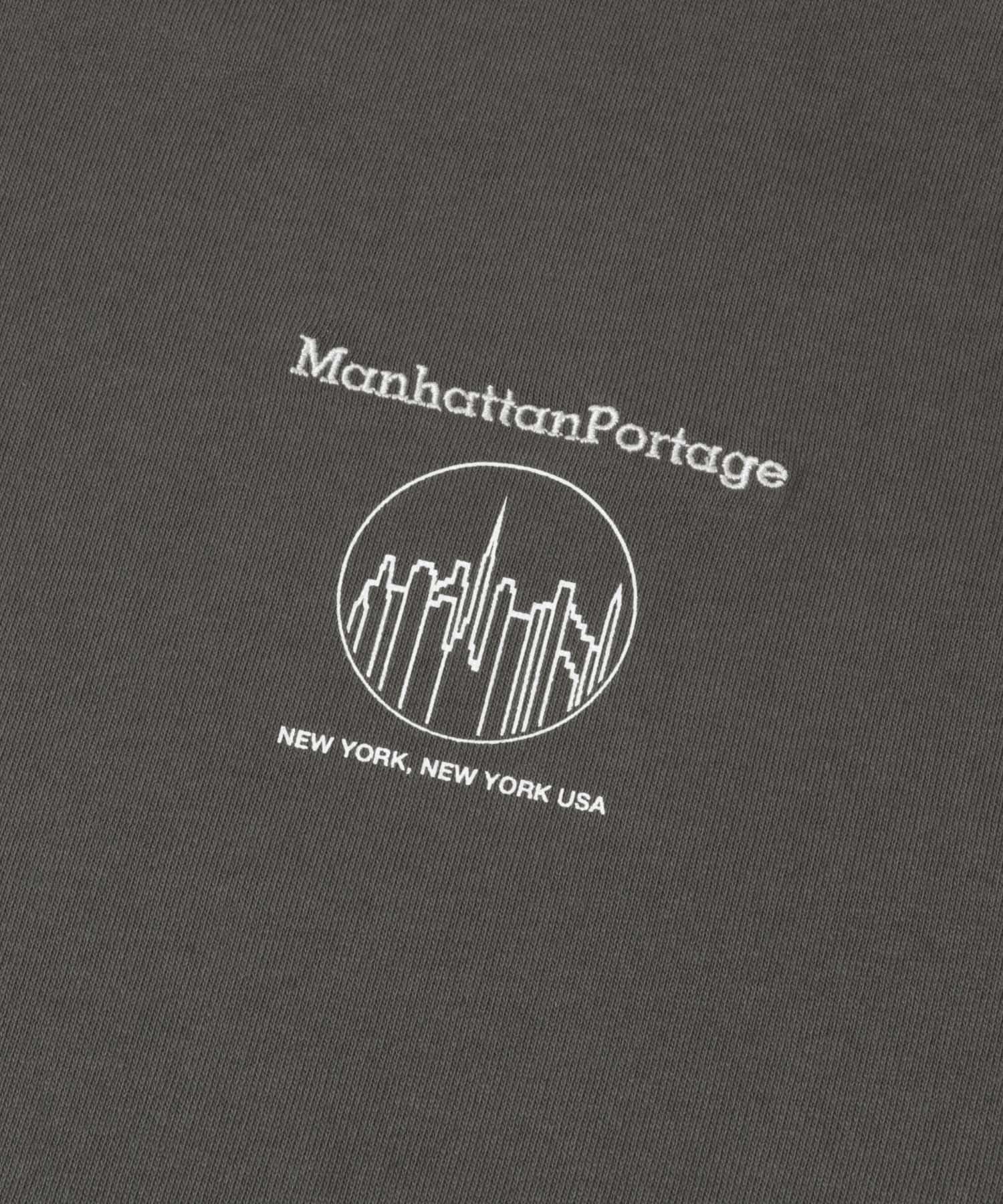 『親子リンク』『150サイズ』『別注』MANHATTAN PORTAGE×DOORS　1ptプリントTシャツ(KIDS) CHARCOAL 150(145-155)