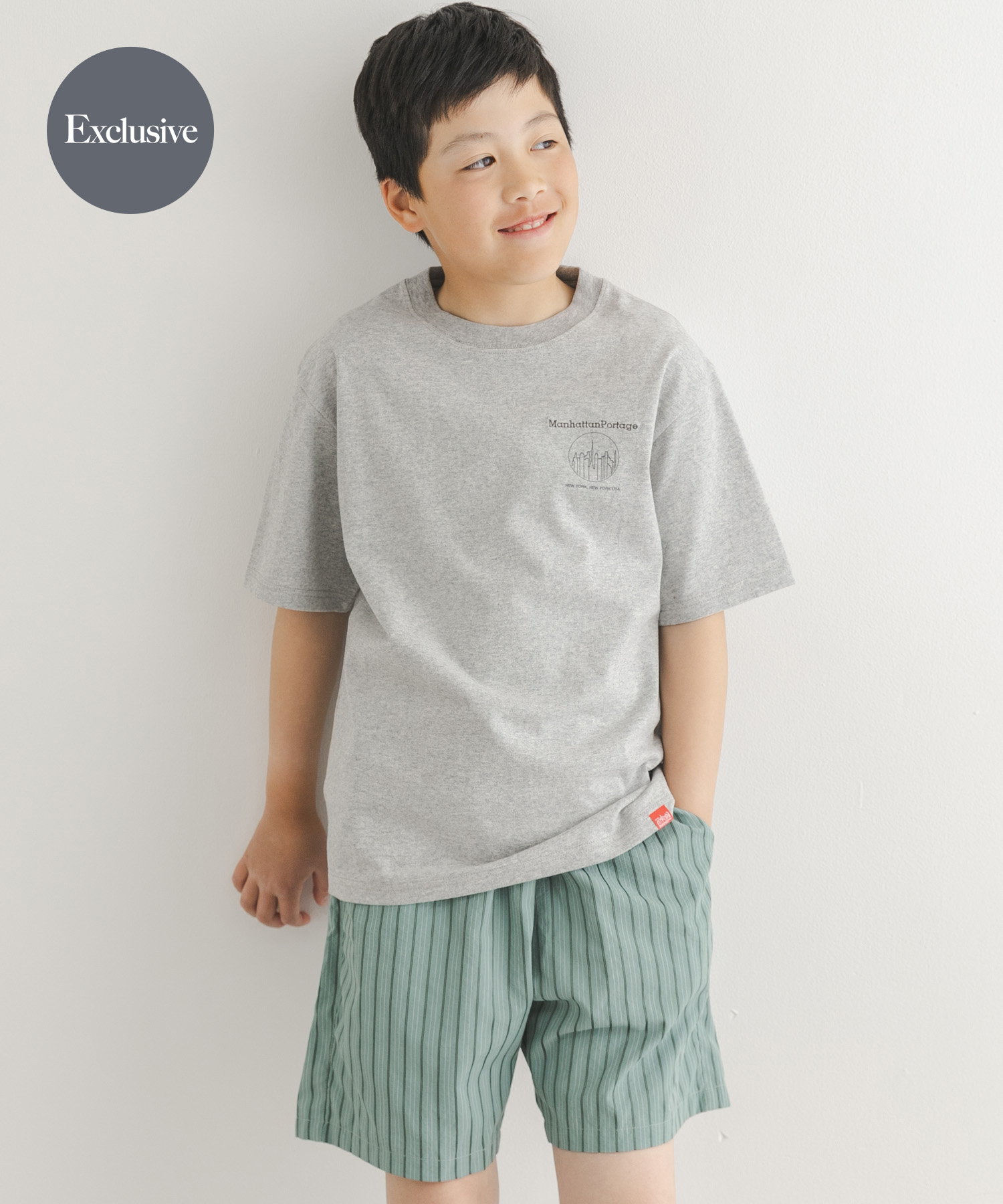 『親子リンク』『150サイズ』『別注』MANHATTAN PORTAGE×DOORS　1ptプリントTシャツ(KIDS)