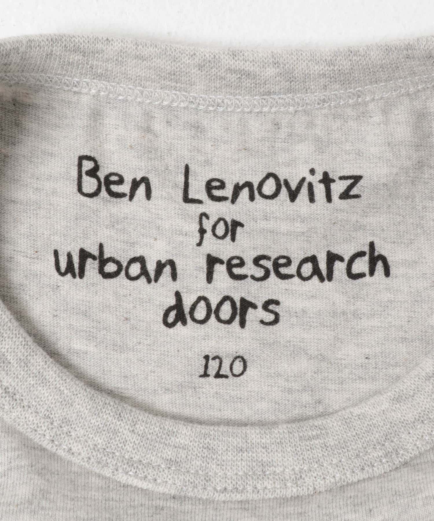 BEN LENOVITZプリントＴシャツ(KIDS) OATMEAL 105