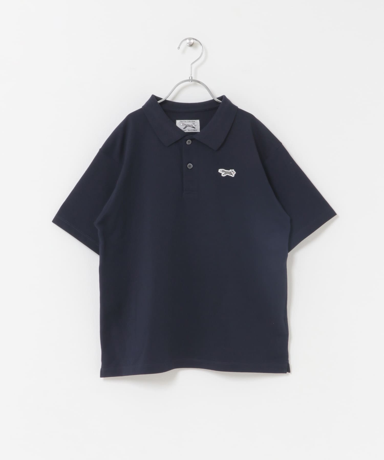 『150サイズ』『別注』『親子リンク』PENNEYS×DOORS　THE FOX鹿の子ポロシャツ(KIDS) NAVY 150(145-155)