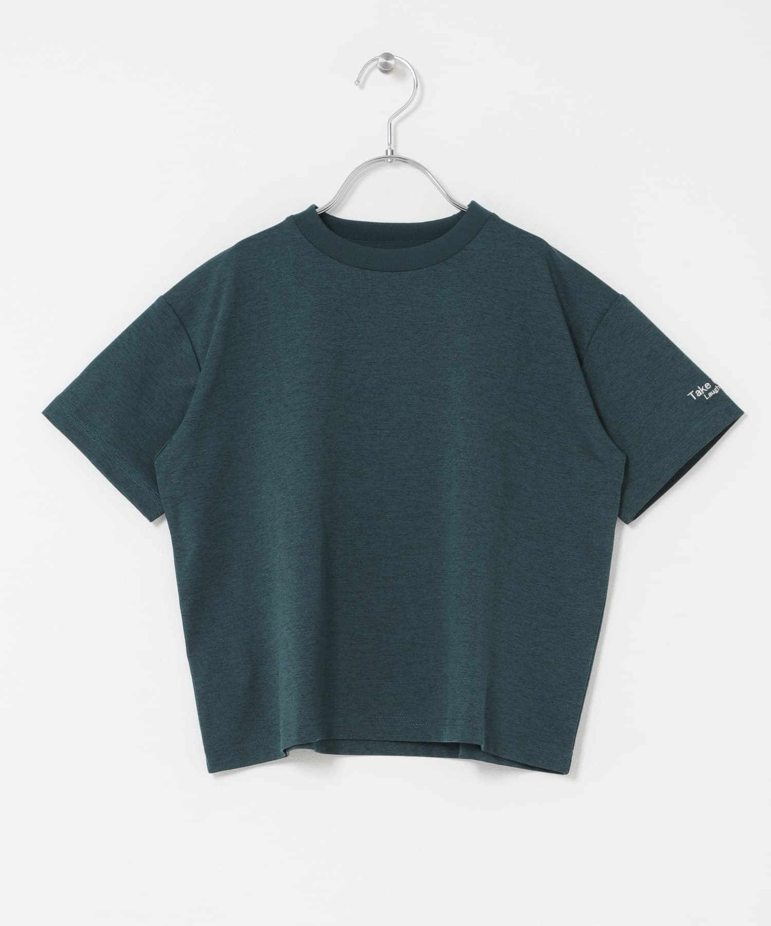 『吸水速乾/接触冷感/イージーケア』『150サイズあり』クイックドライショートスリーブTシャツ(KIDS) BLUEGREEN 105(100-110)
