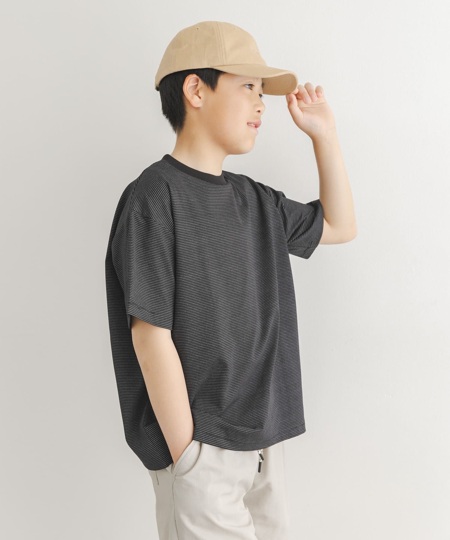 『吸水速乾/接触冷感/イージーケア』『150サイズあり』クイックドライショートスリーブTシャツ(KIDS)