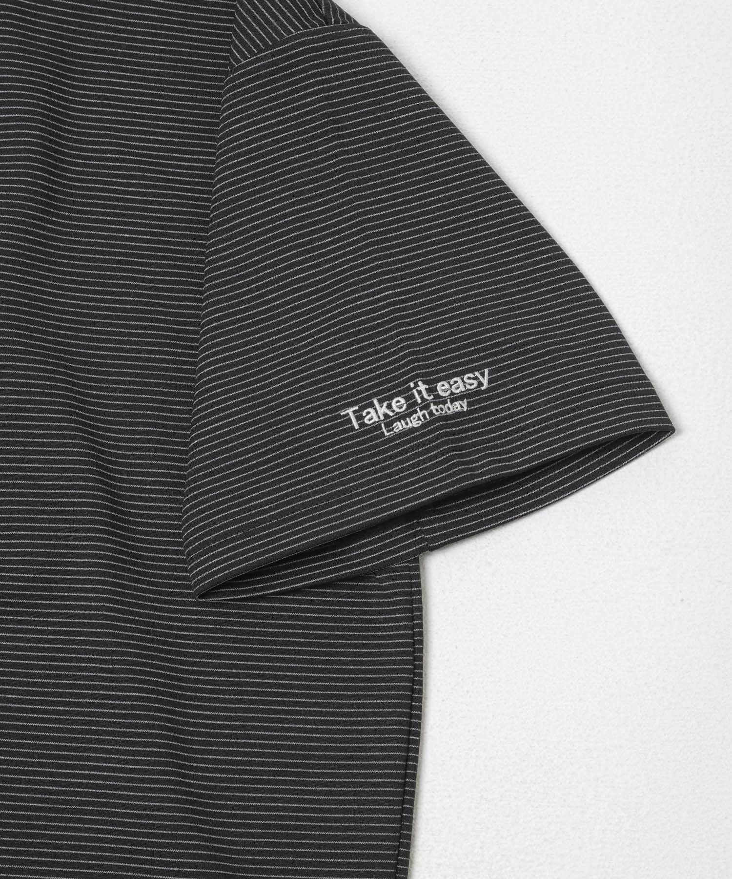 『150サイズあり』クイックドライショートスリーブTシャツ(KIDS) BLK×WHT 105(100-110)