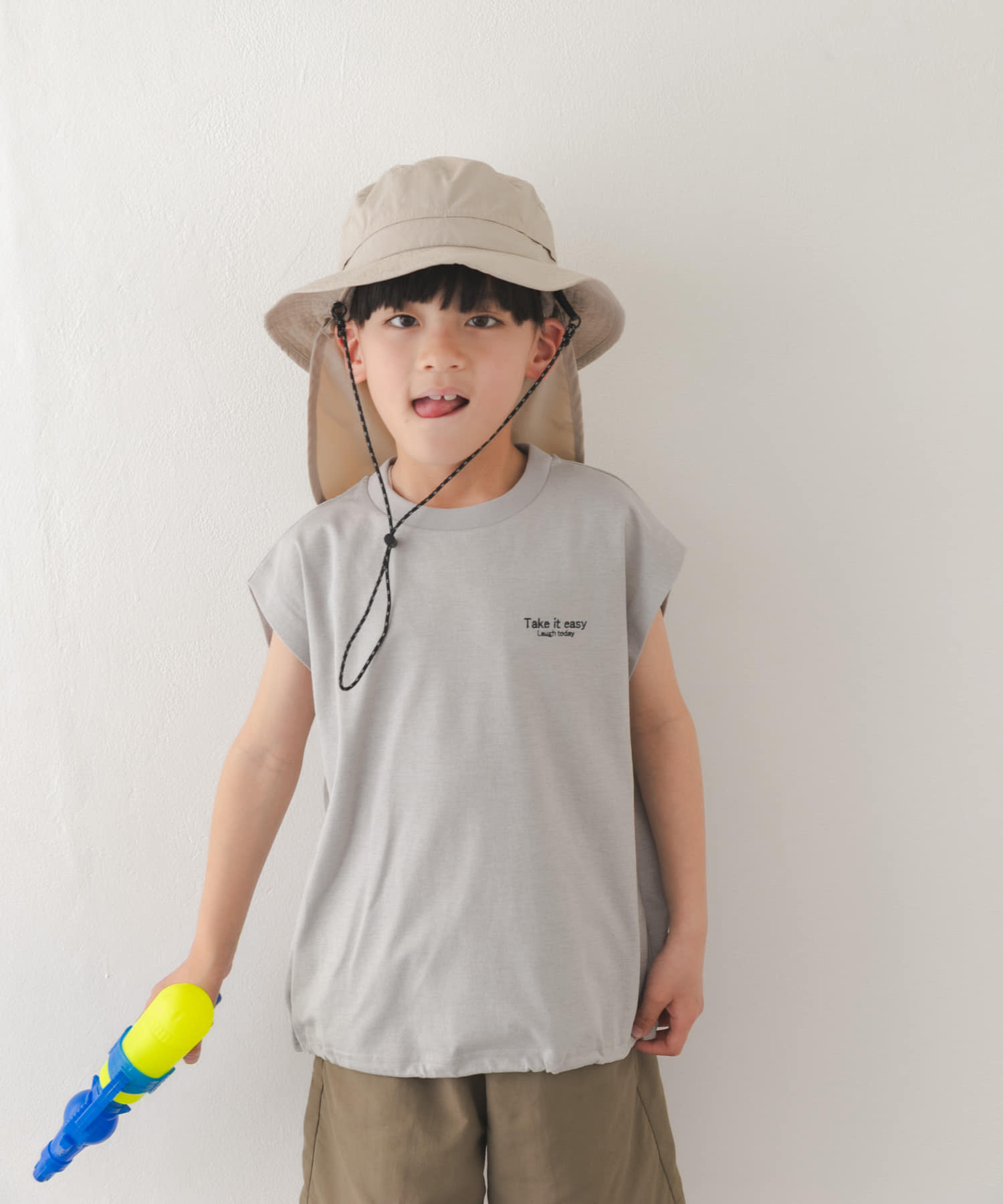 『150サイズあり』『吸水速乾/接触冷感/イージーケア』クイックドライノースリドロストプルオーバー(KIDS)