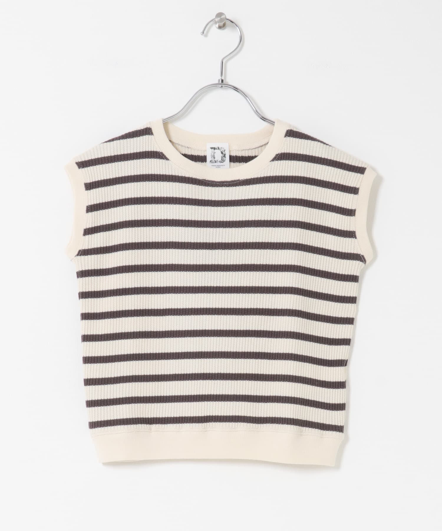 『150サイズあり』変形ワッフルノースリーブプルオーバー(KIDS)