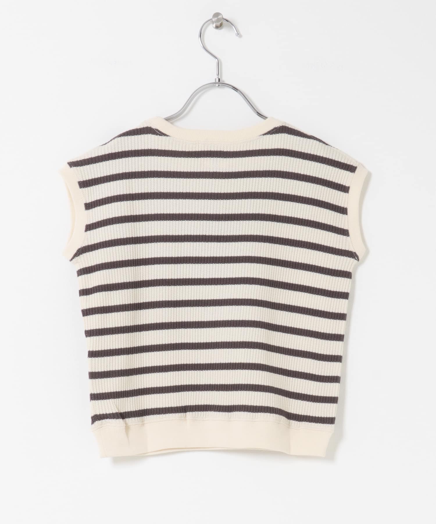 『150サイズあり』変形ワッフルノースリーブプルオーバー(KIDS) OFF×CCL 105(100-110)