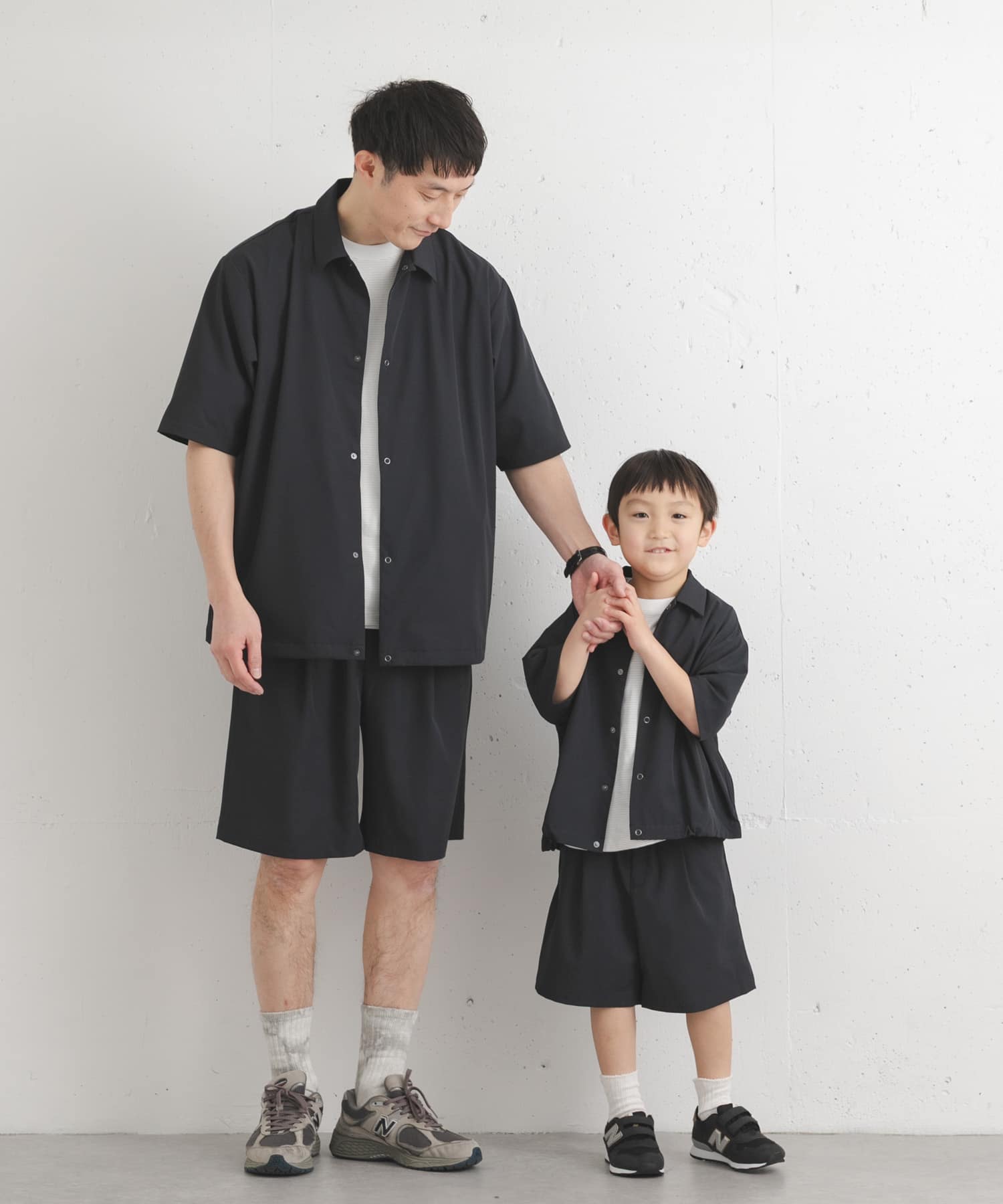 『150サイズあり』『親子リンク』『UR TECH』サマシェアシャツカーディガン(KIDS)