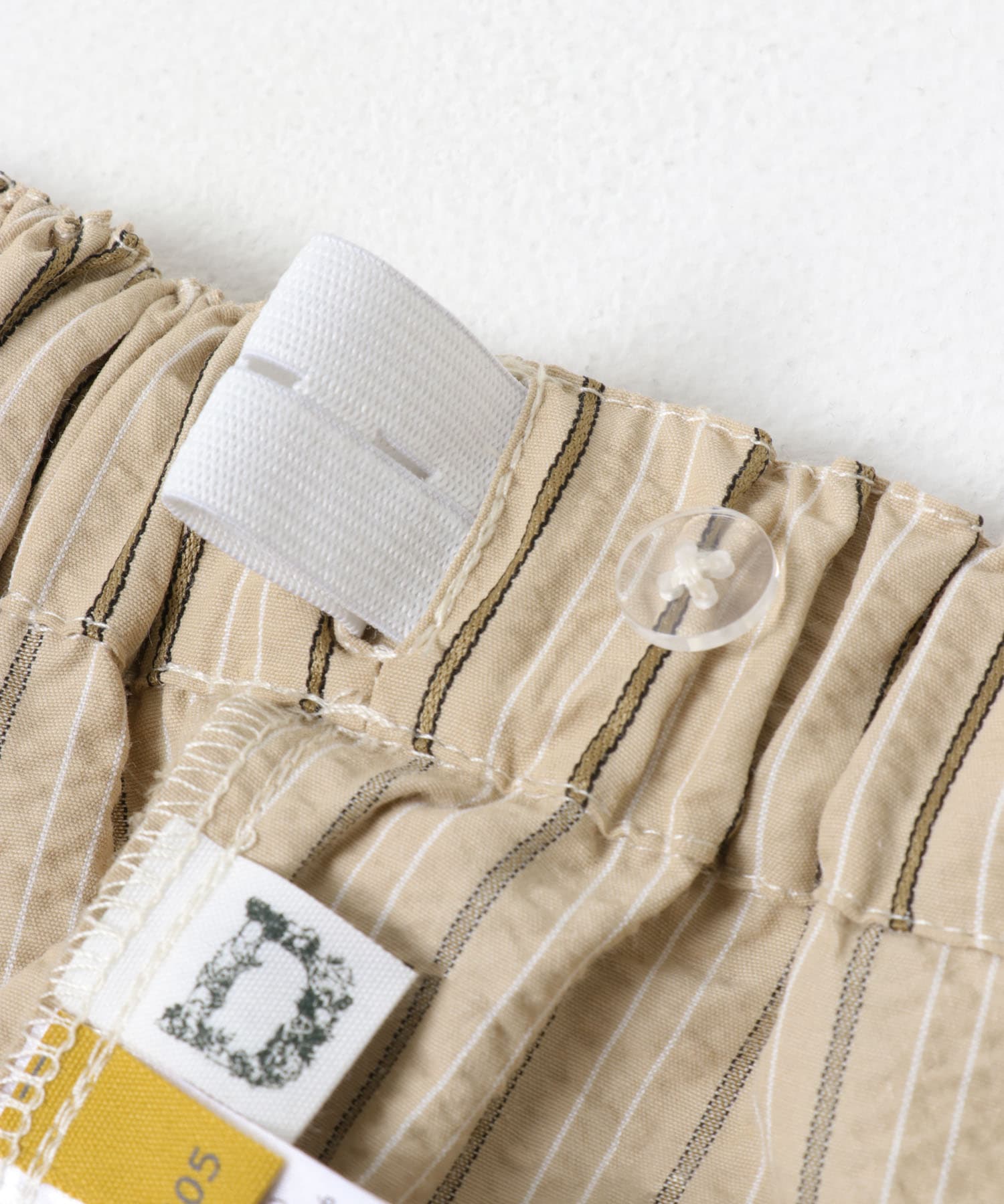 『150サイズあり』ストライプショートパンツ(KIDS) BEIGE 105(100-110)