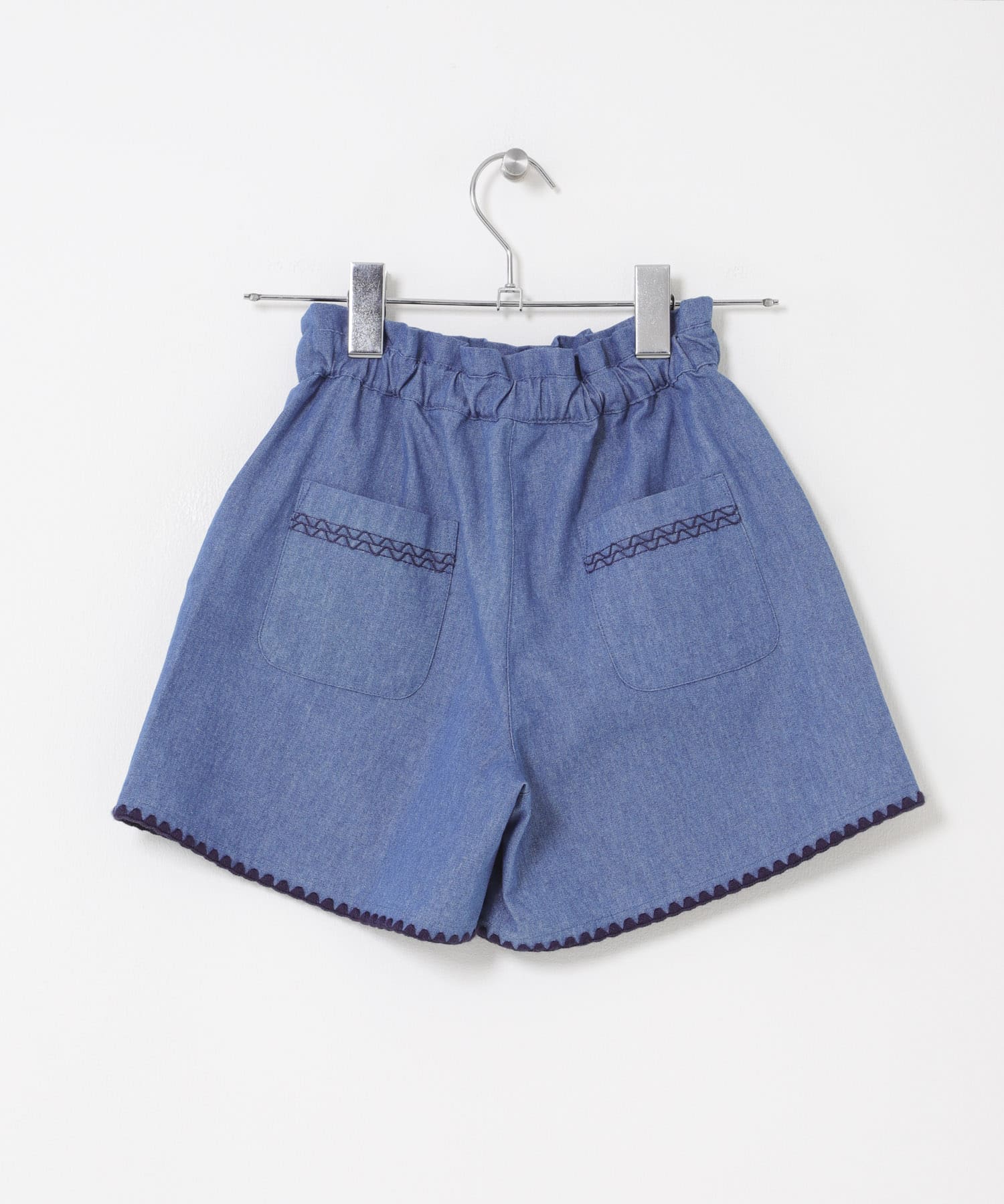 『150サイズあり』デニムキュロット(KIDS) BLUE 105(100-110)