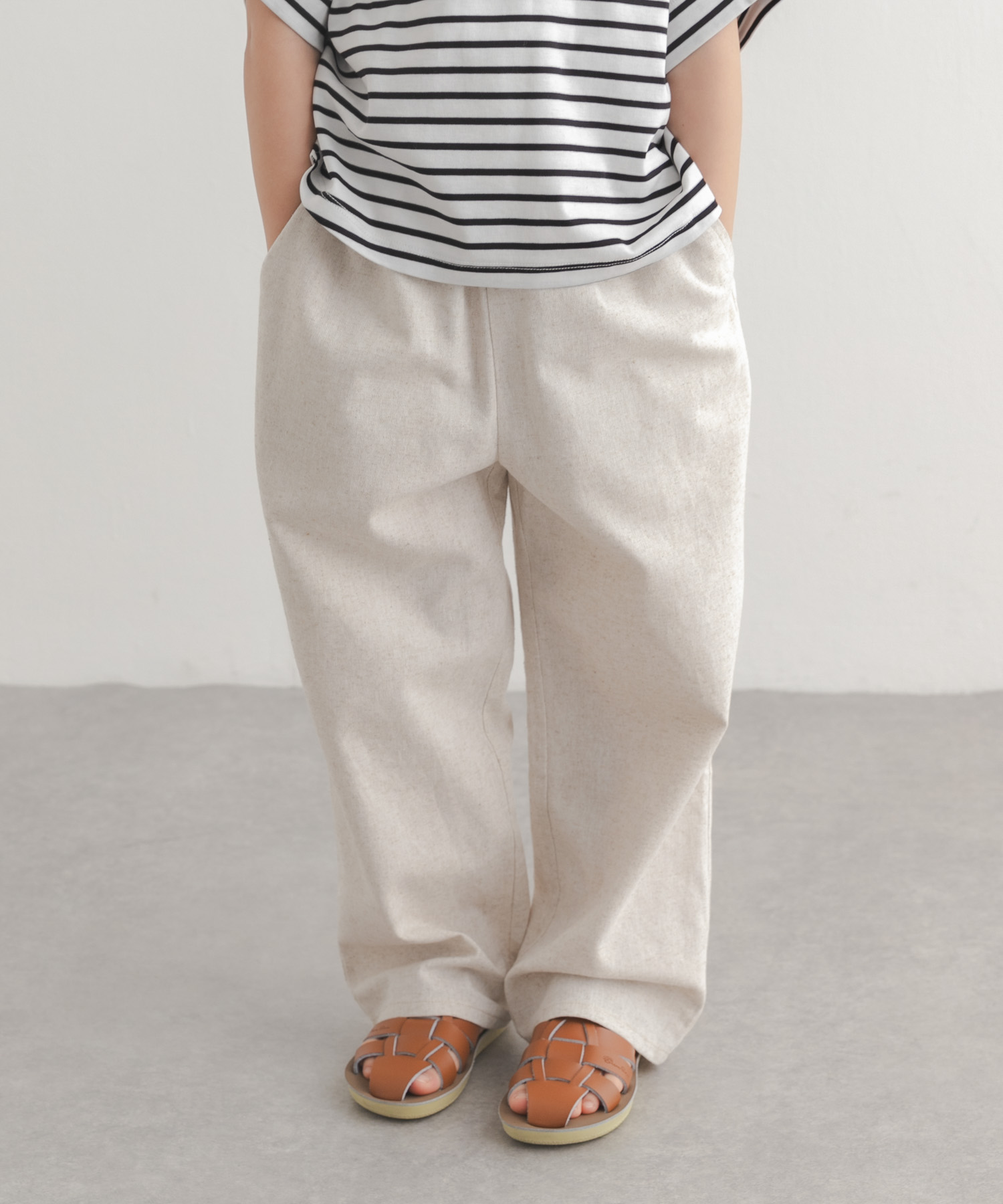 コットンリネンイージーパンツ(KIDS)
