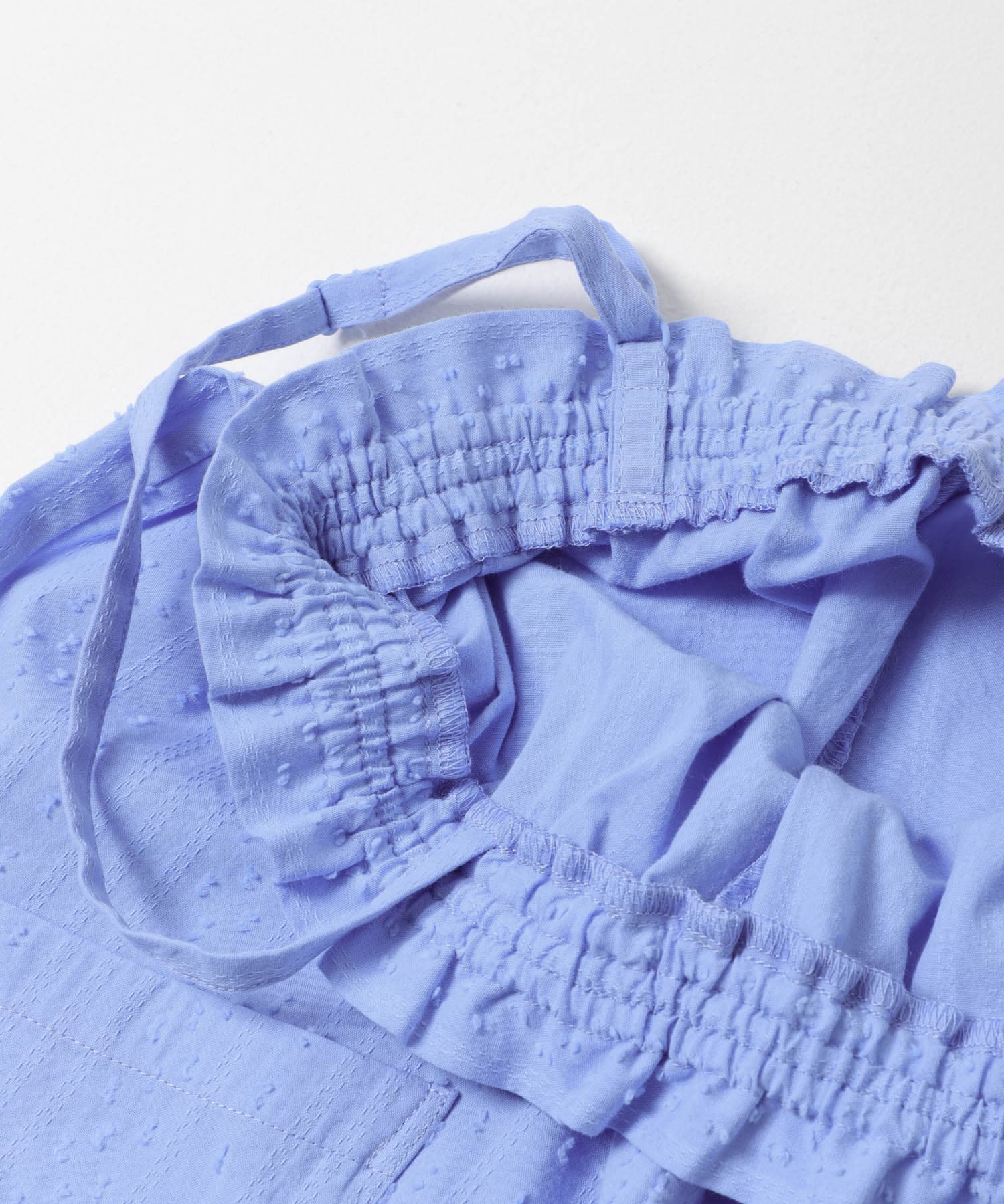 フリルバギーキャミサロペット(KIDS) BLUE 105(100-110)