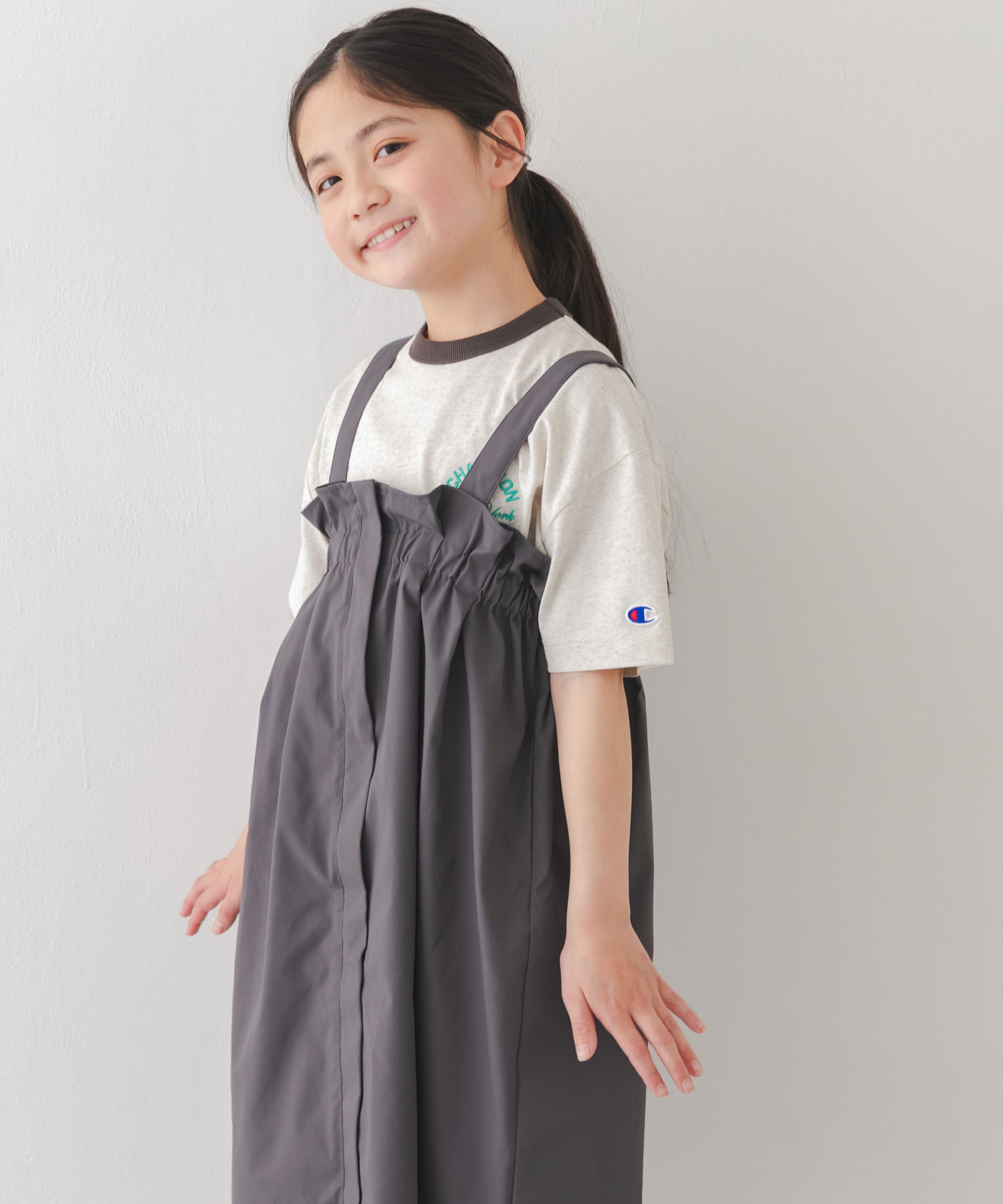 撥水ワークジャンパースカート(KIDS)