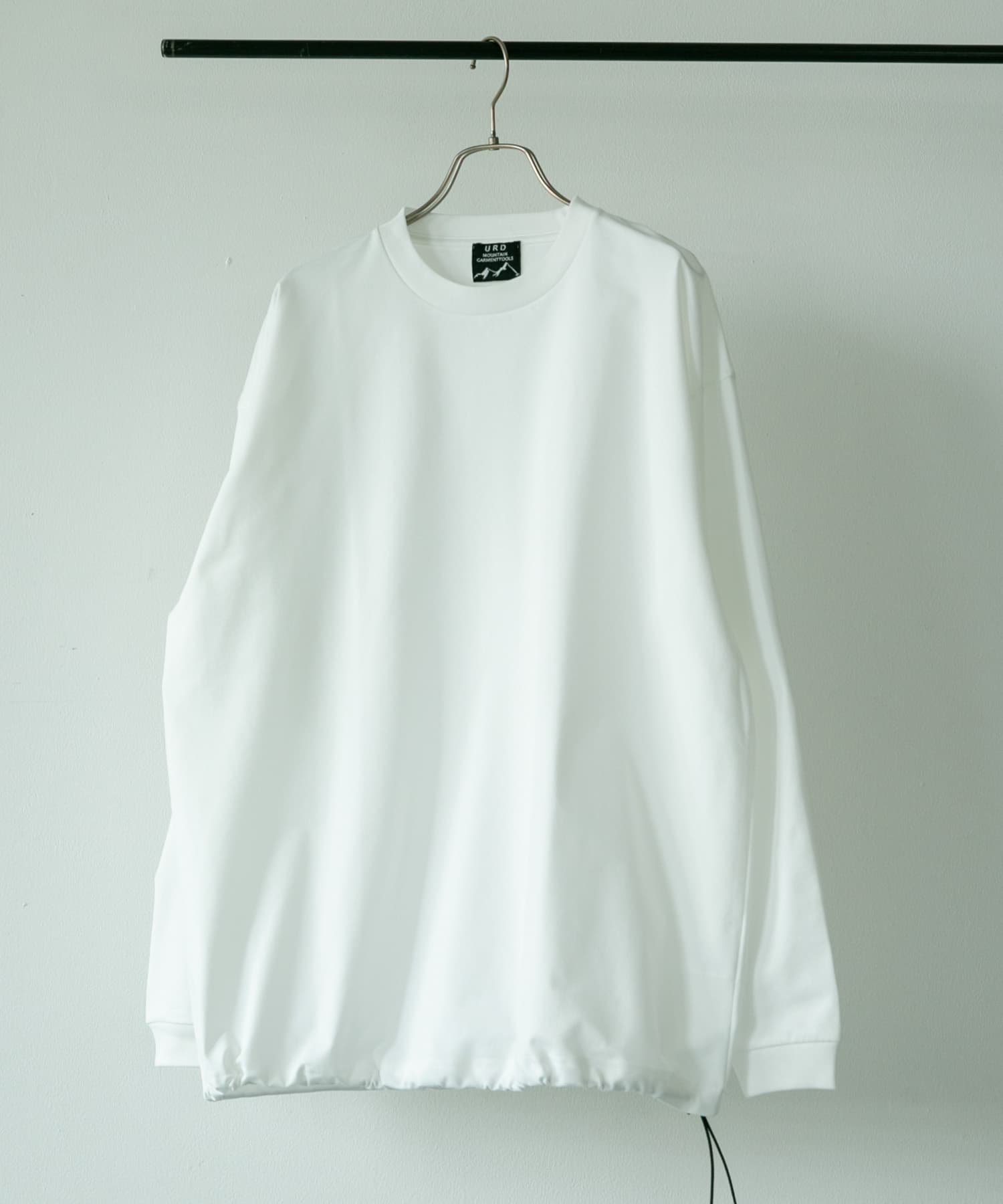 URD Drawstring Long-Sleeve T-shirts(M WHITE): トップス｜URBAN