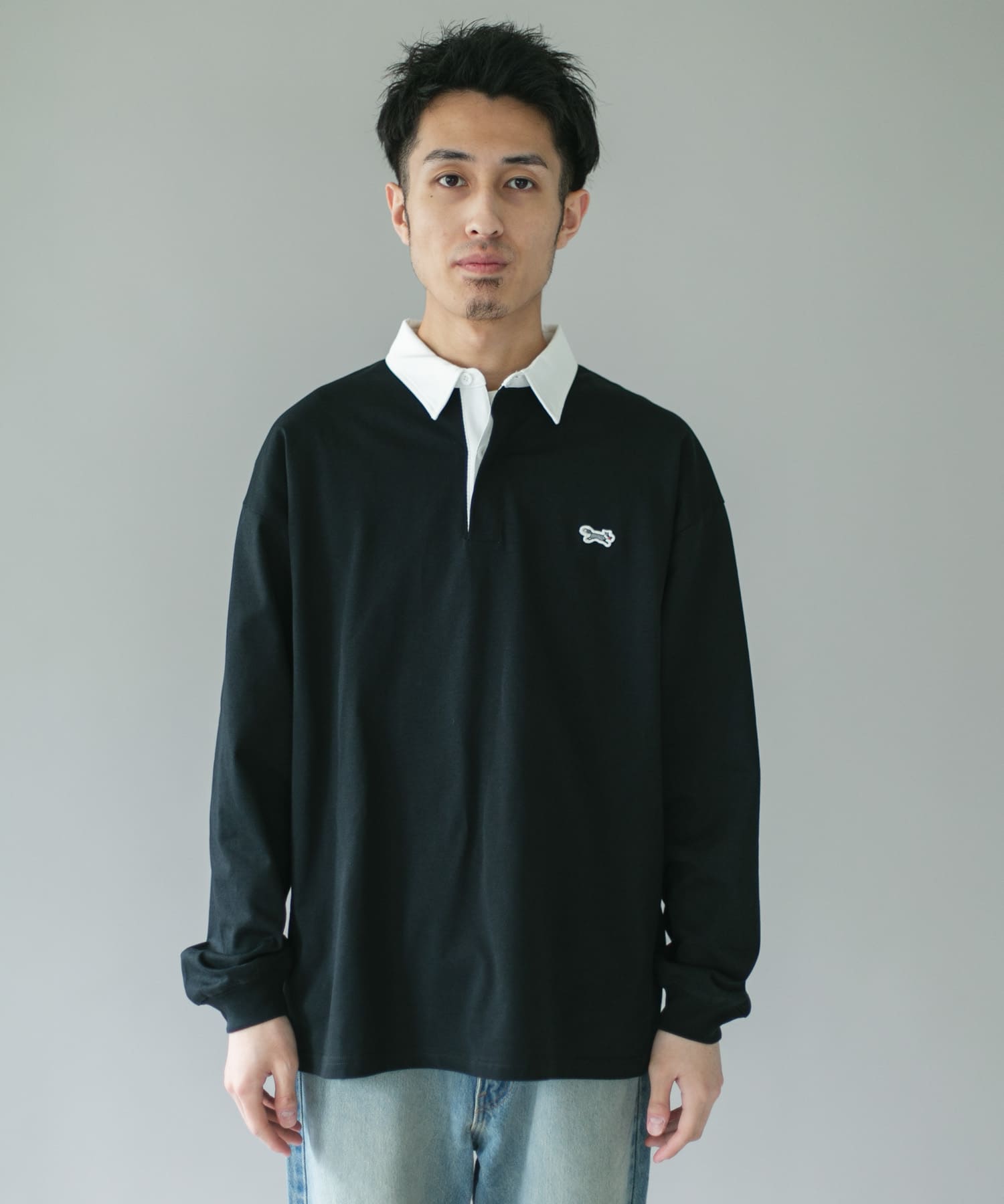 別注』PENNEYS×DOORS THE FOX ラガーシャツ(M ASH GRAY): トップス