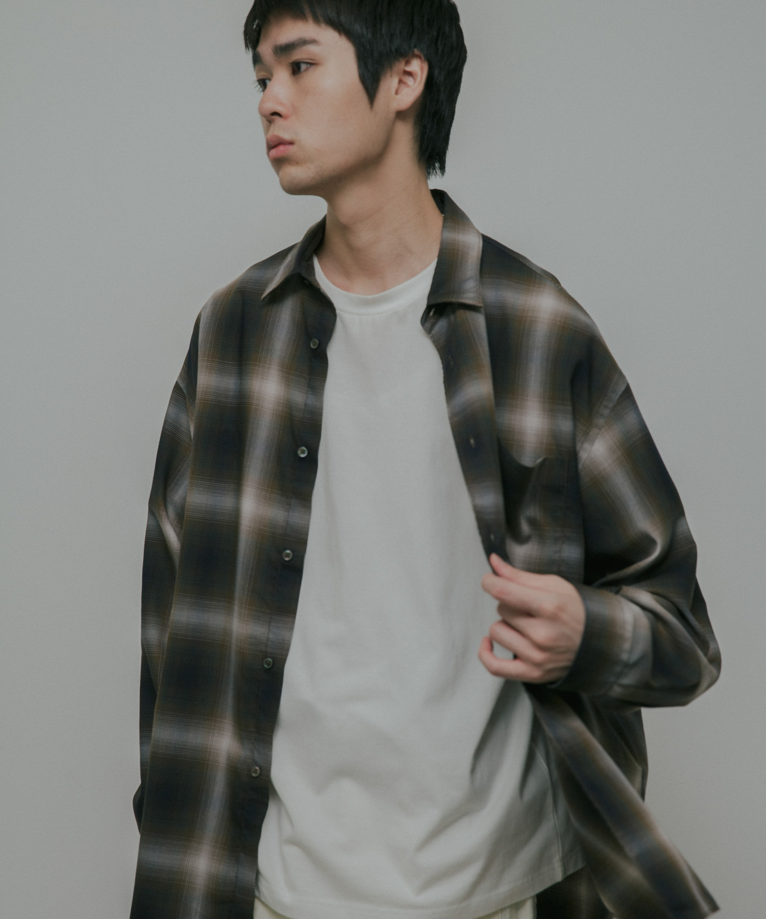 T/R Hombre Plaid Shirts