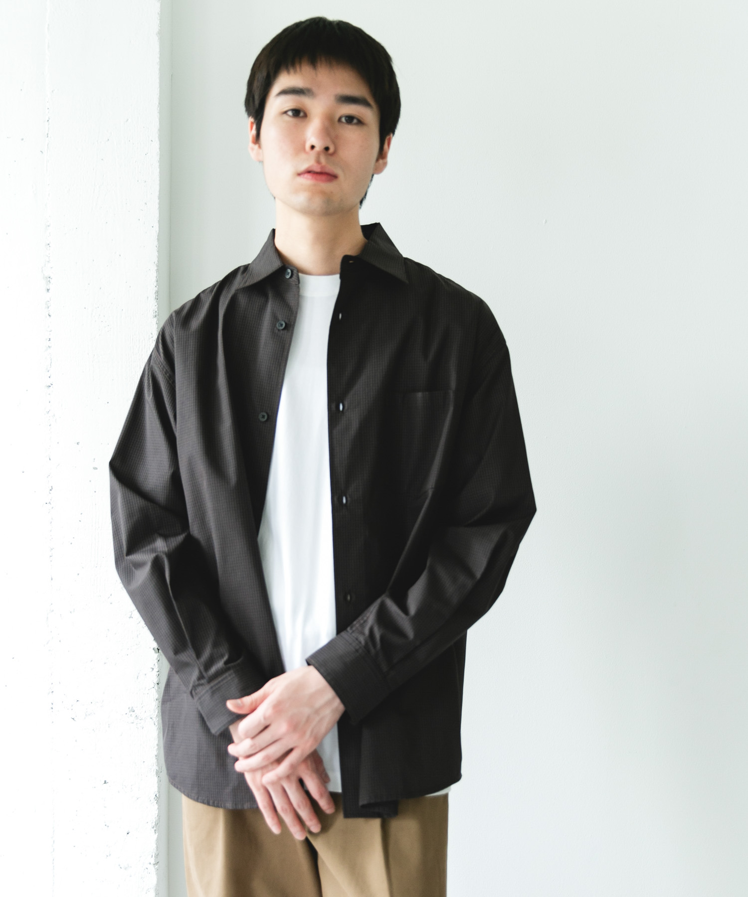 NAVY×BROWN