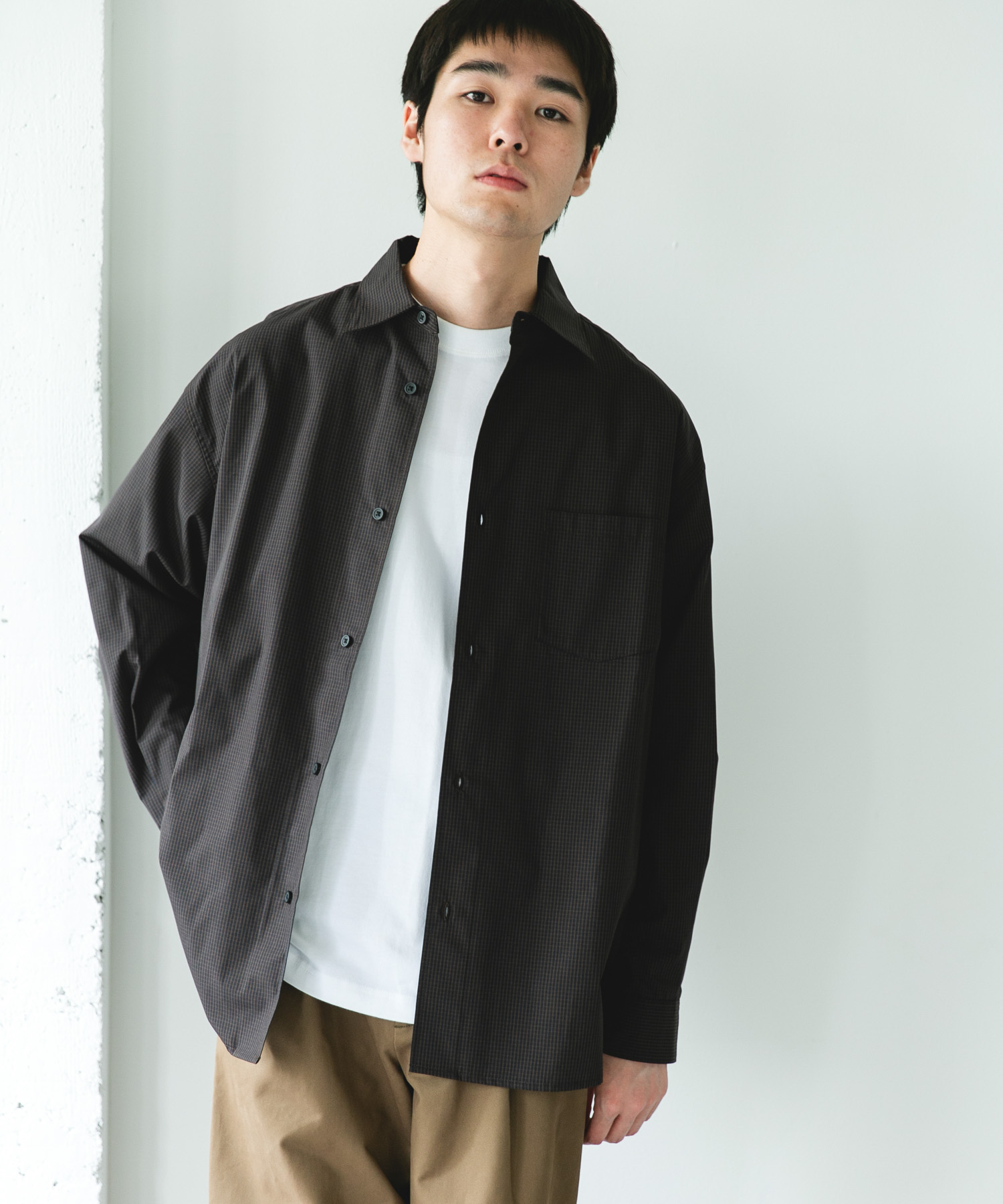 NAVY×BROWN