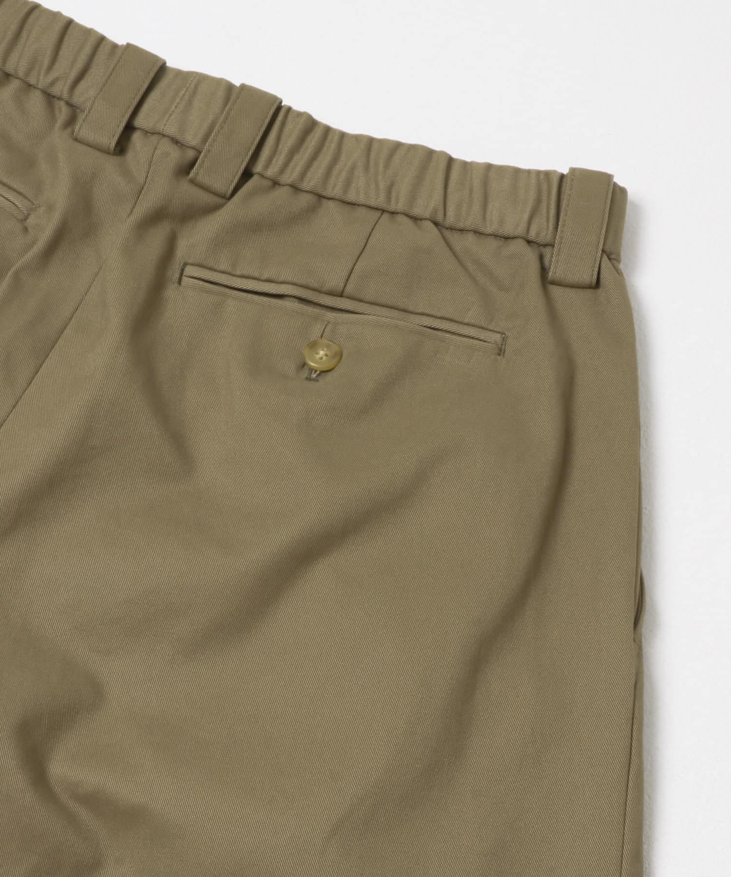 1タックワイドストレートチノパンツ BEIGE M