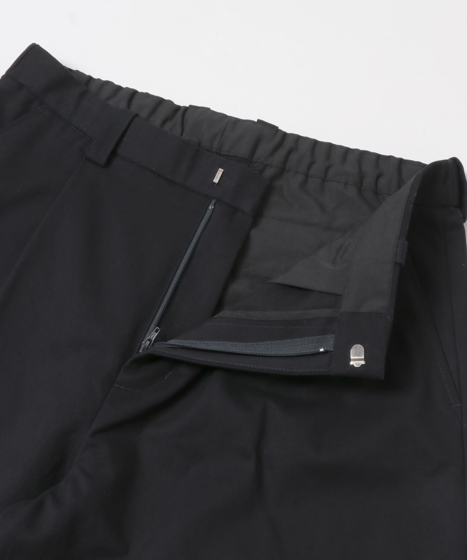 1タックワイドストレートチノパンツ NAVY M