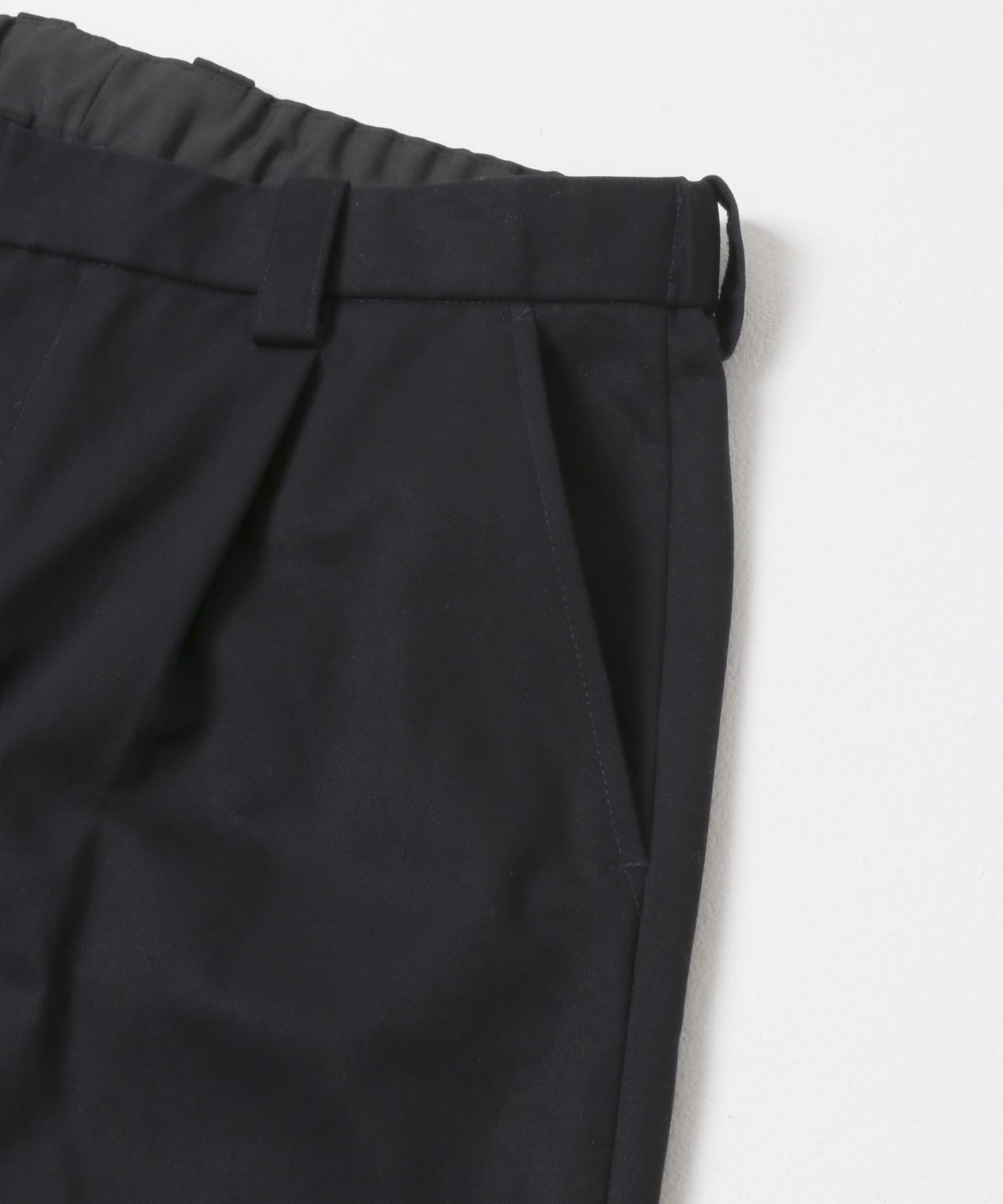 1タックワイドストレートチノパンツ NAVY M