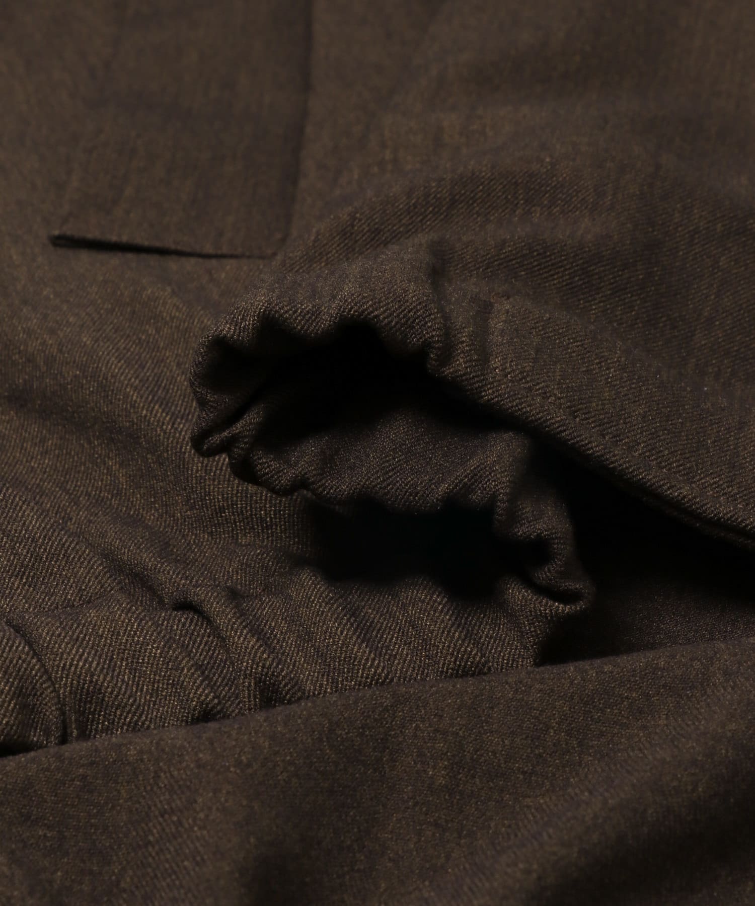 『UR TECH』 完声ジップブルゾン TOP BROWN M