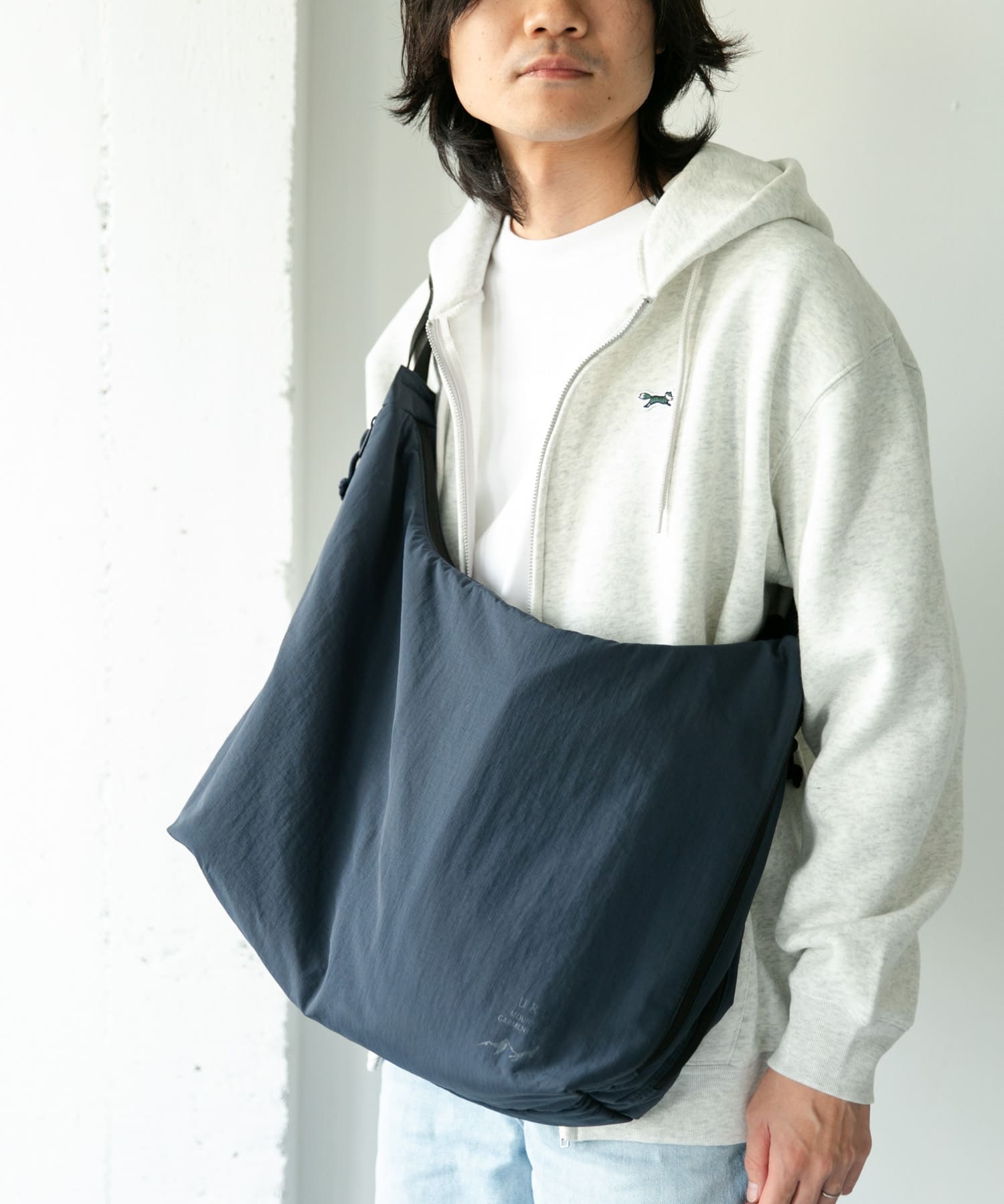 撥水MULTIPOCKET SHOULDER NAVY -