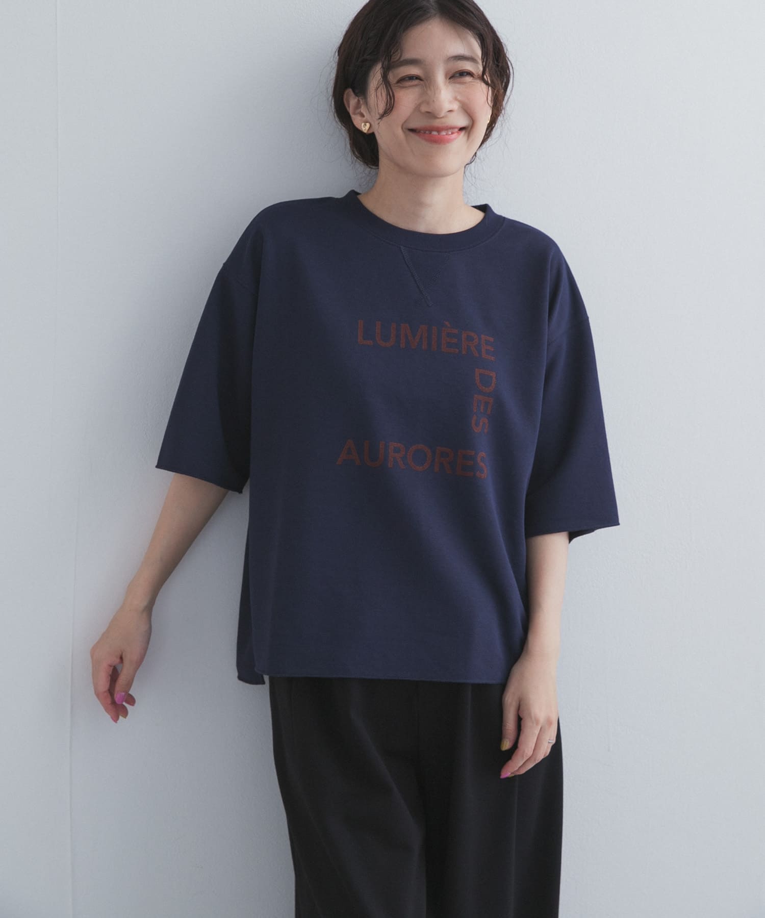 速乾裏毛ロゴプルオーバー