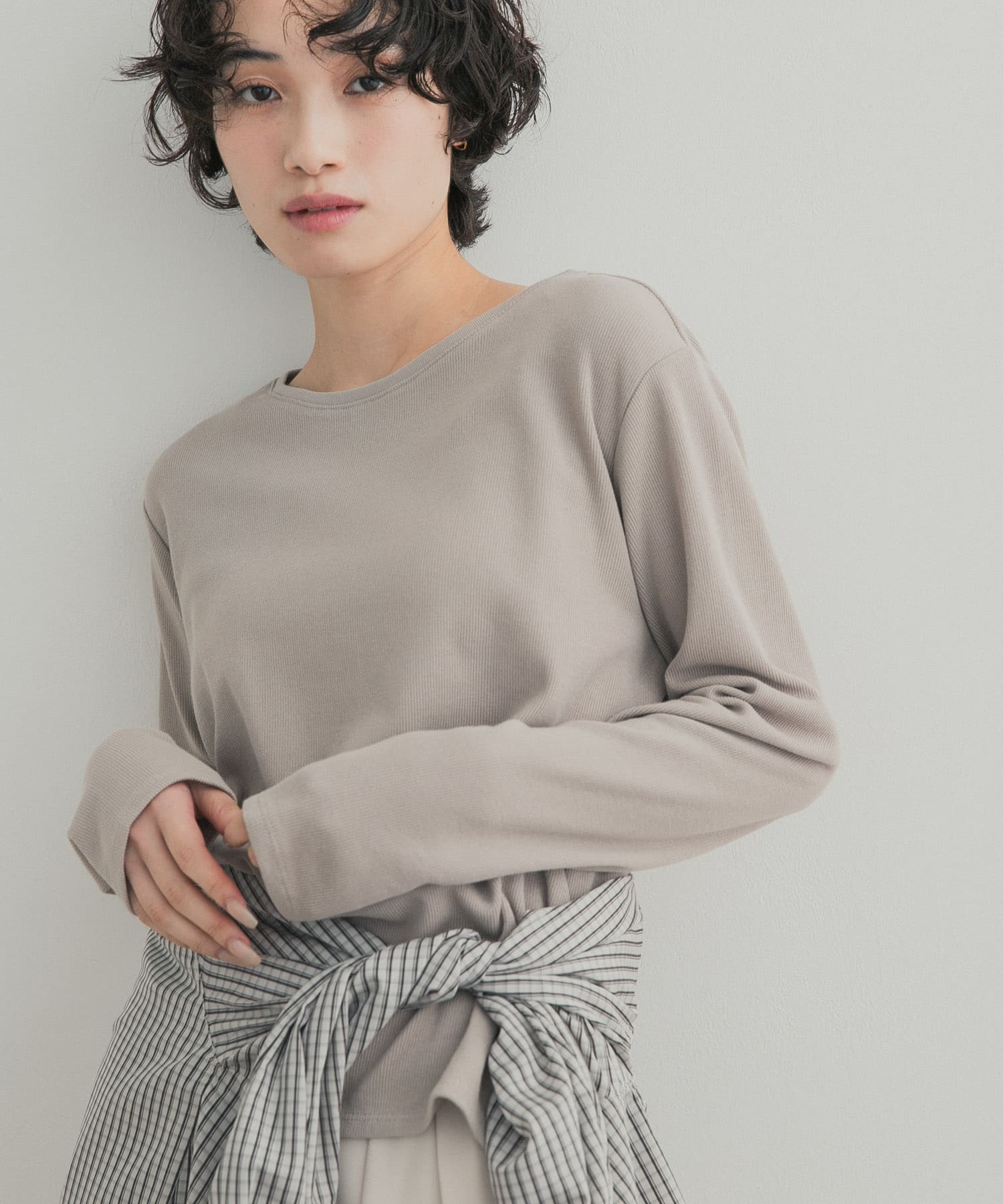 ライトタックフライスロングスリーブTシャツ