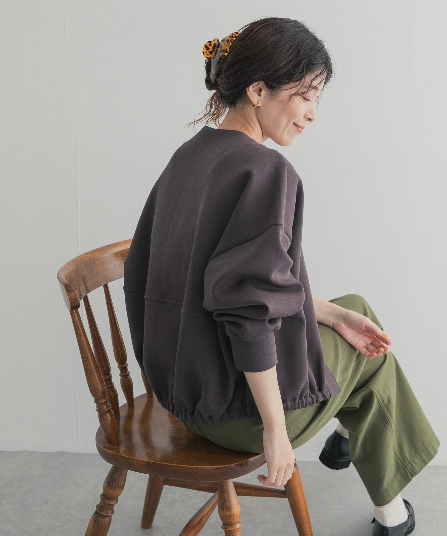 ダンボールZIPカーディガン 26AW(Free CHARCOAL): トップス｜URBAN