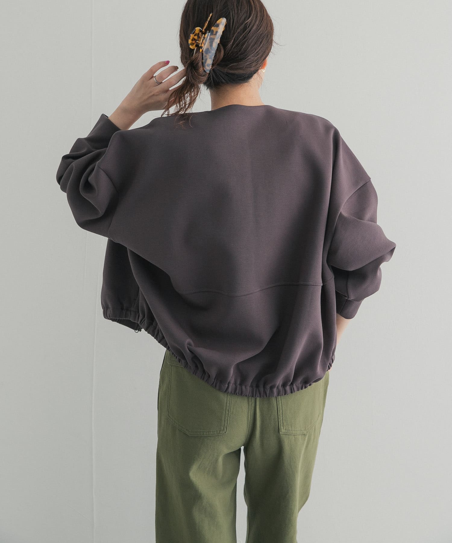 ダンボールZIPカーディガン 26AW(Free CHARCOAL): トップス｜URBAN