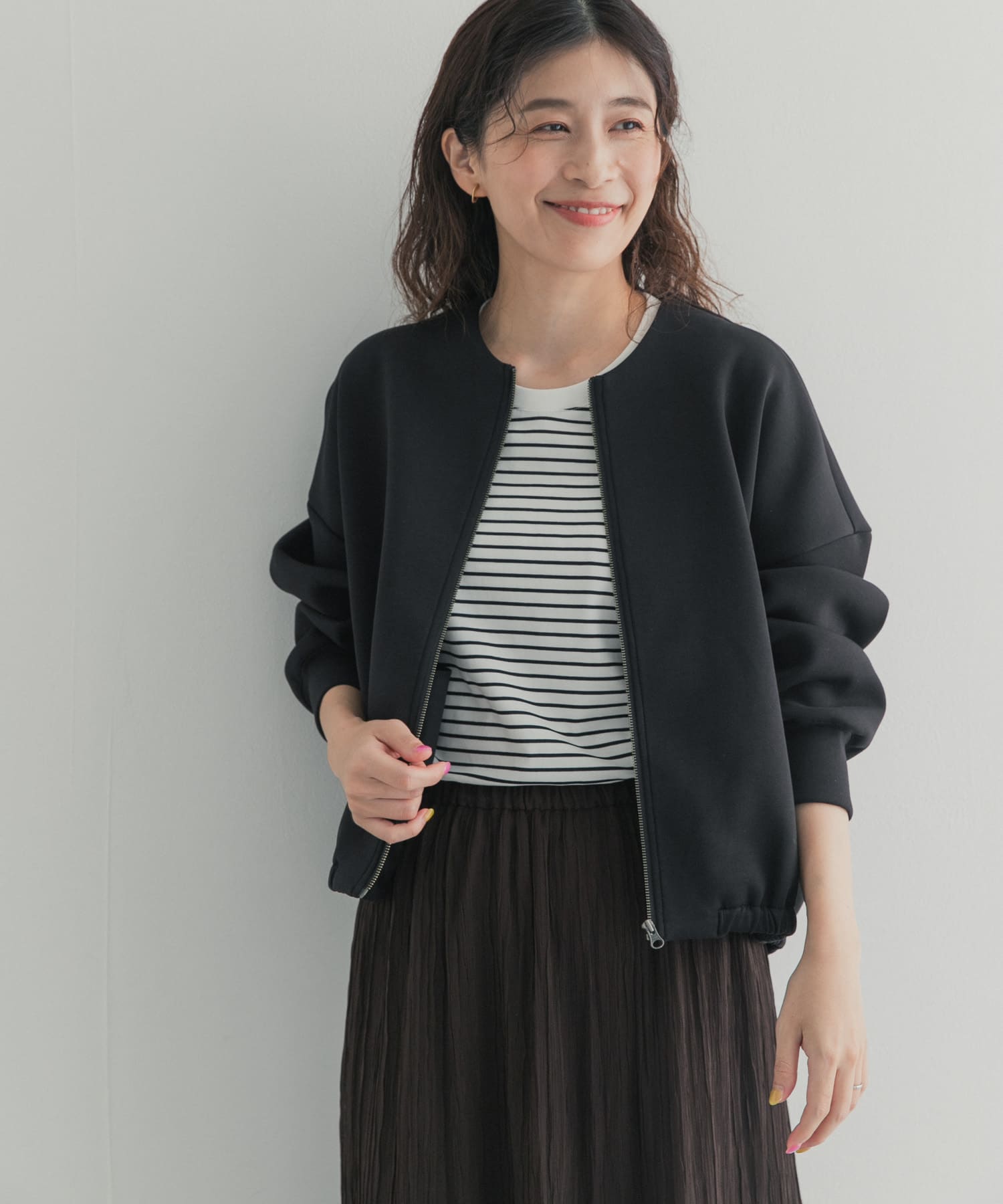 ダンボールZIPカーディガン 26AW(Free CHARCOAL): トップス｜URBAN