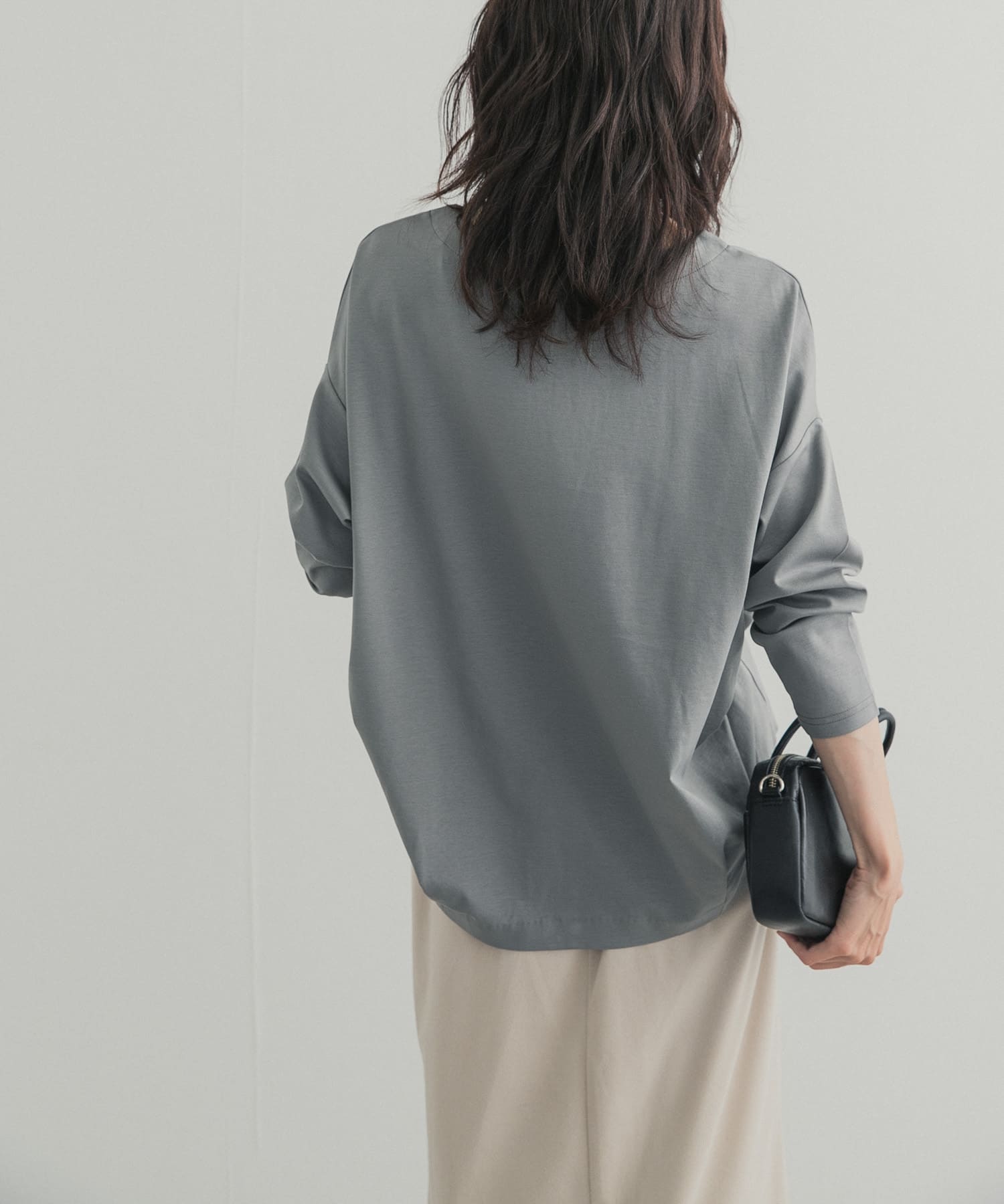 コットンバックタック長袖プルオーバー 26AW(Free CAMEL): トップス