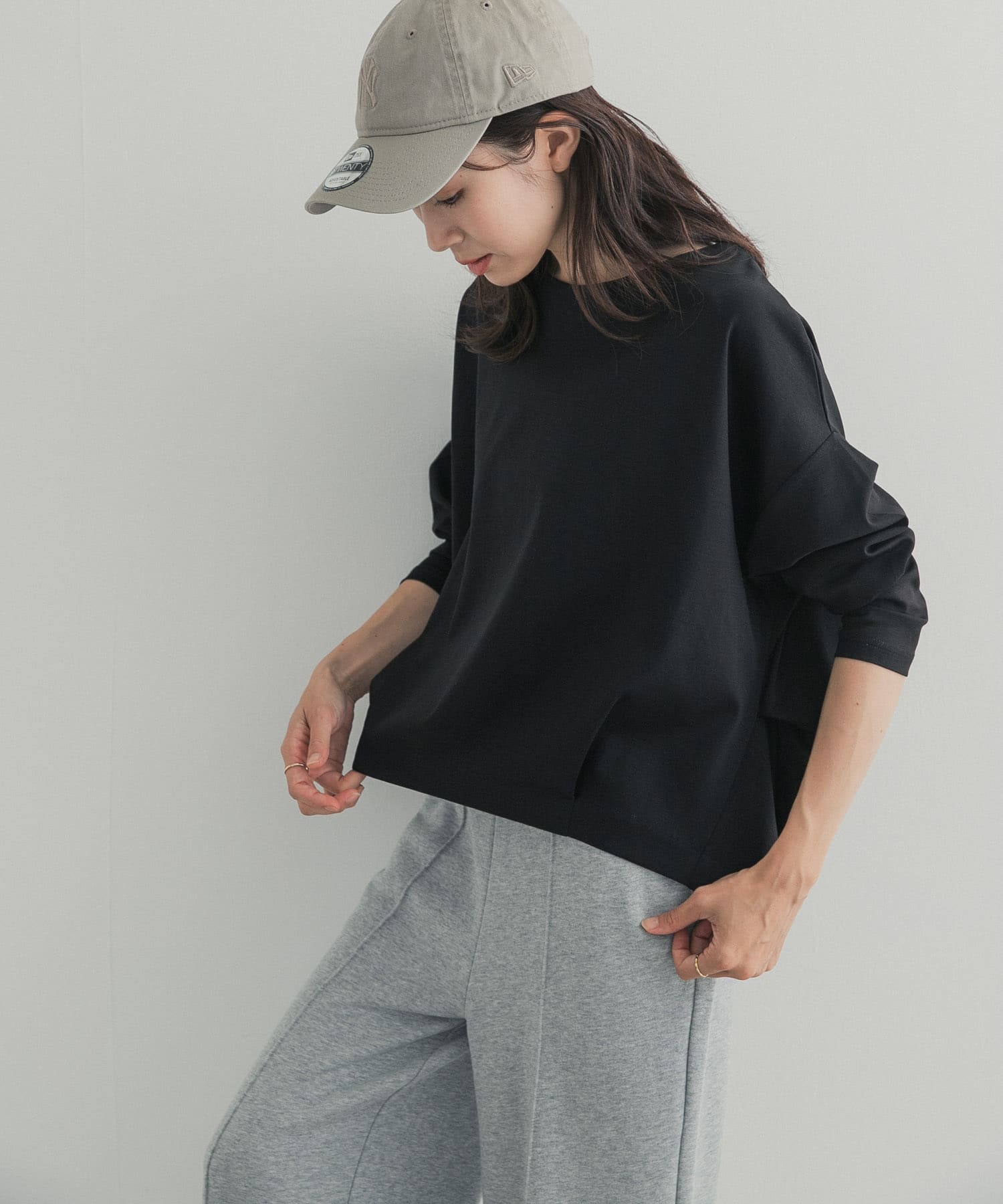 コットンバックタック長袖プルオーバー 26AW